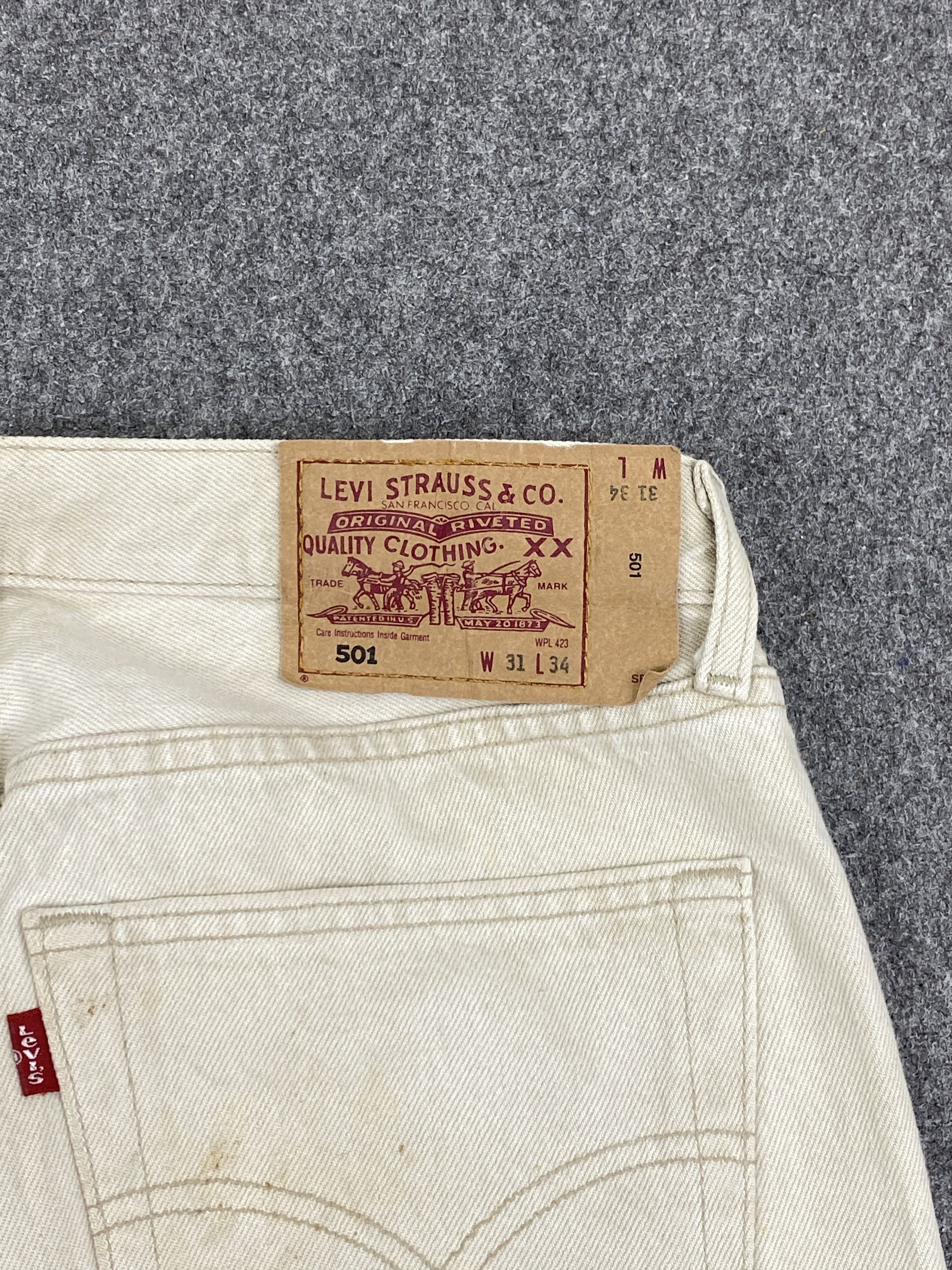 Levi's Vintage Levi's 501 Jeans DP2771 Size US 30 / EU 46 - 5 Thumbnail