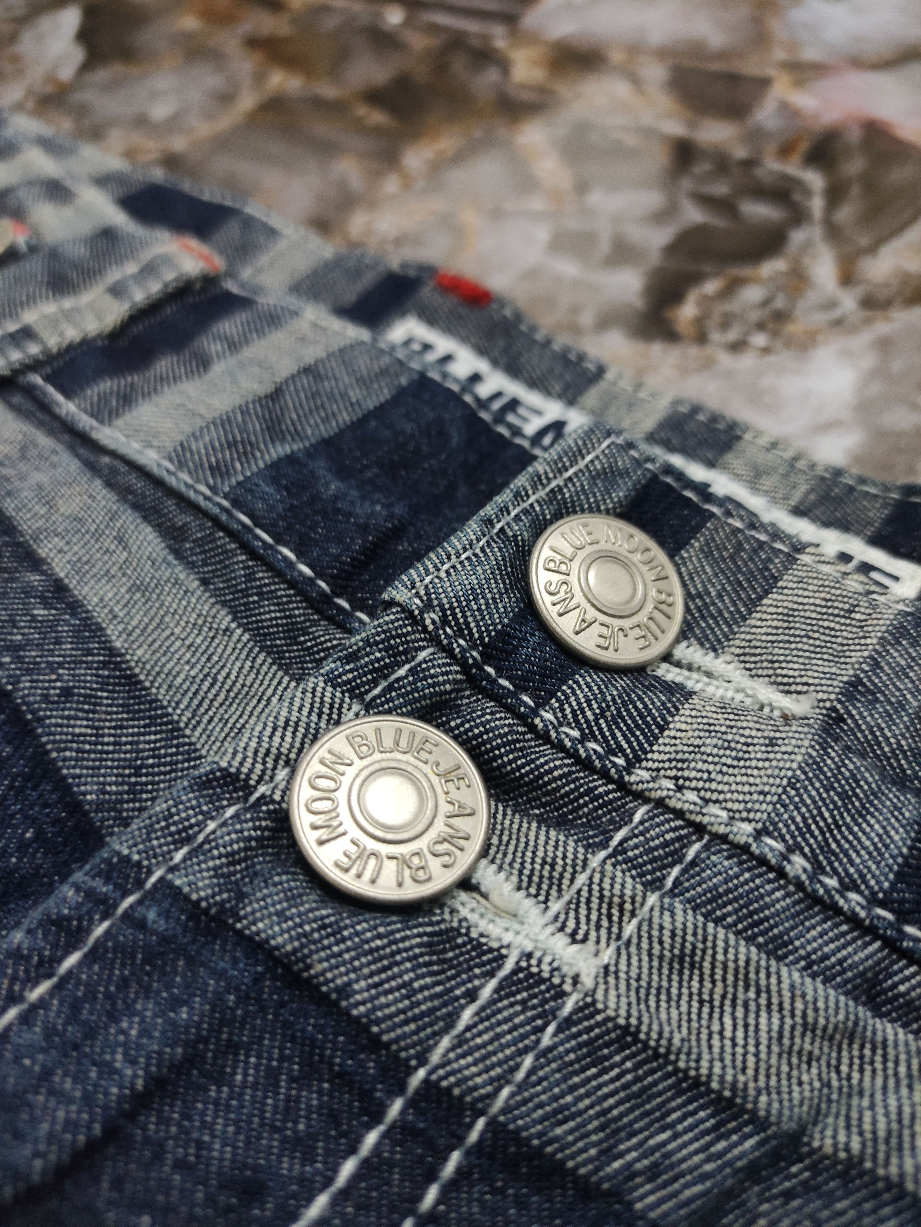 Japanese Brand Blue moon blue Hagi pants Size 31" - 9 Thumbnail