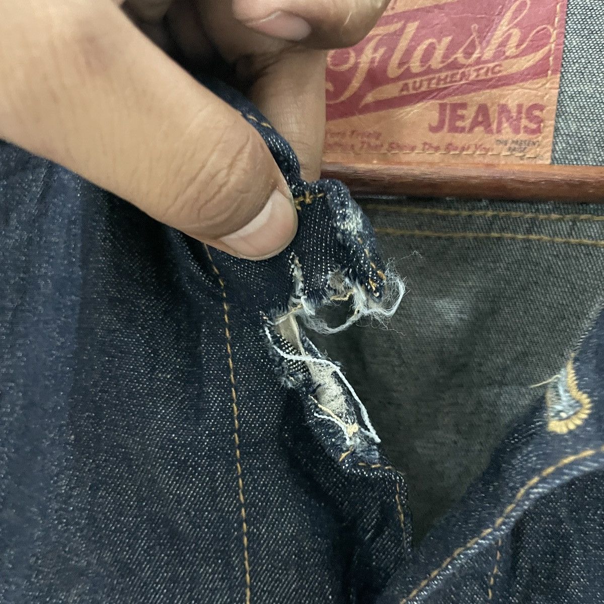 Japanese Brand Vintage Flash Jeans Denim Jacket Size M / US 6-8 / IT 42-44 - 5 Thumbnail