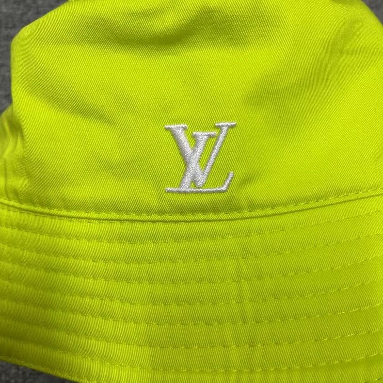 Louis Vuitton Louis Vuitton Cyan LV logo fisherman's hat Size ONE SIZE - 5 Thumbnail