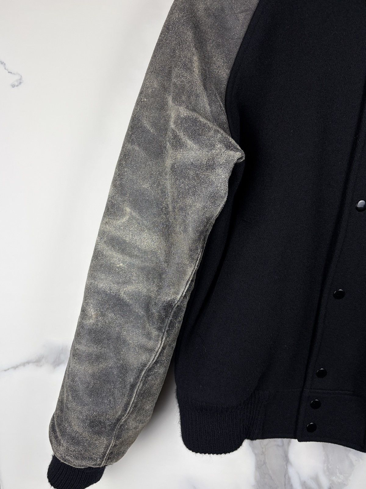 Raf Simons AW02 Raf Simons Virginia Creeper Leather Varsity Jacket Size US S / EU 44-46 / 1 - 9 Thumbnail