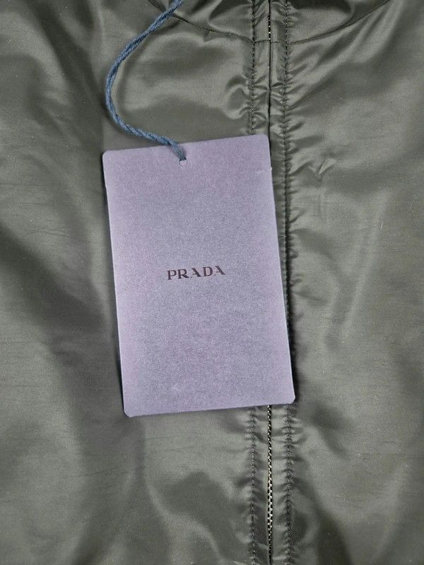 Prada Prada Men's Black Re-Nylon Full Zip Hoodie Raincoat Jacket L Size US L / EU 52-54 / 3 - 5 Thumbnail