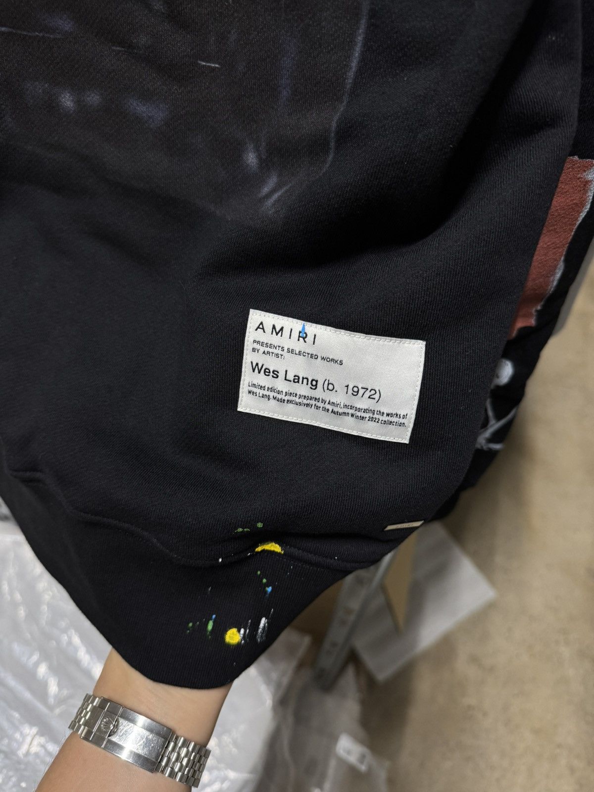 Amiri Amiri x Wes Lang Blood 38 Hoodie LIMITED NEW 1600$ Size US M / EU 48-50 / 2 - 4 Thumbnail