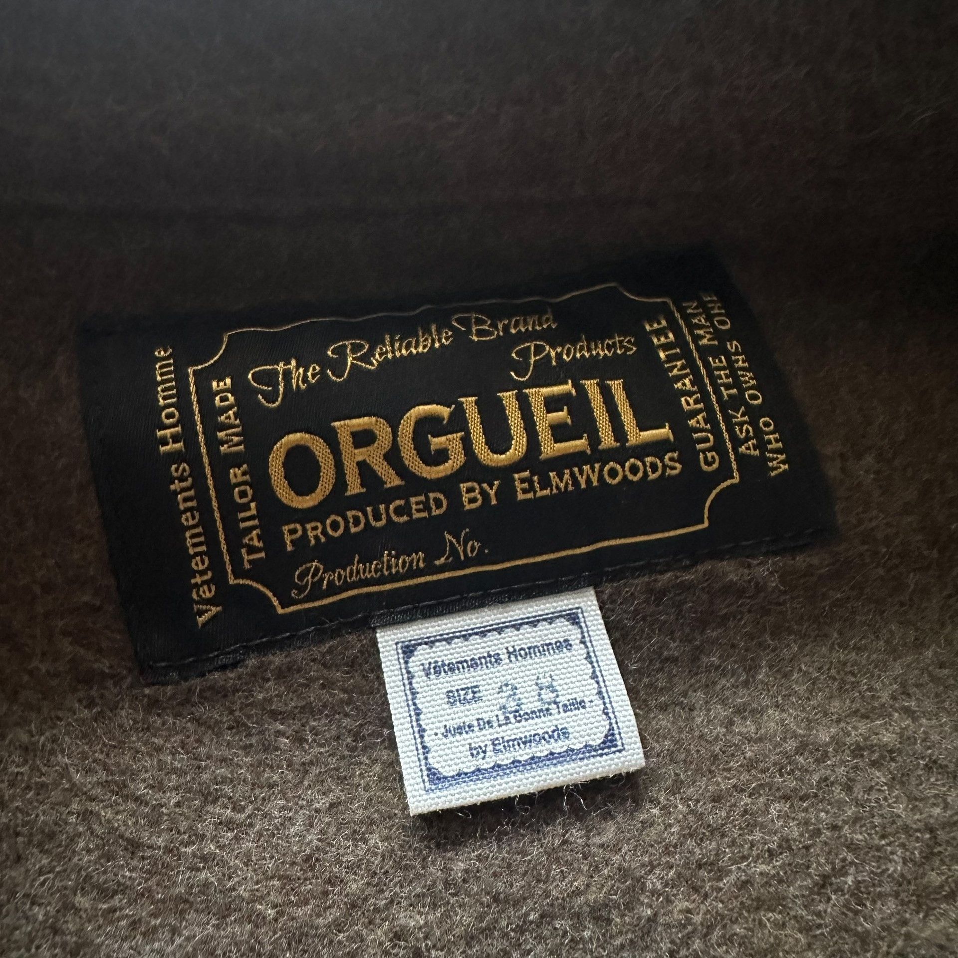 Orgueil ORGUEIL Olive Green Blanket Jacket Size US M / EU 48-50 / 2 - 4 Thumbnail