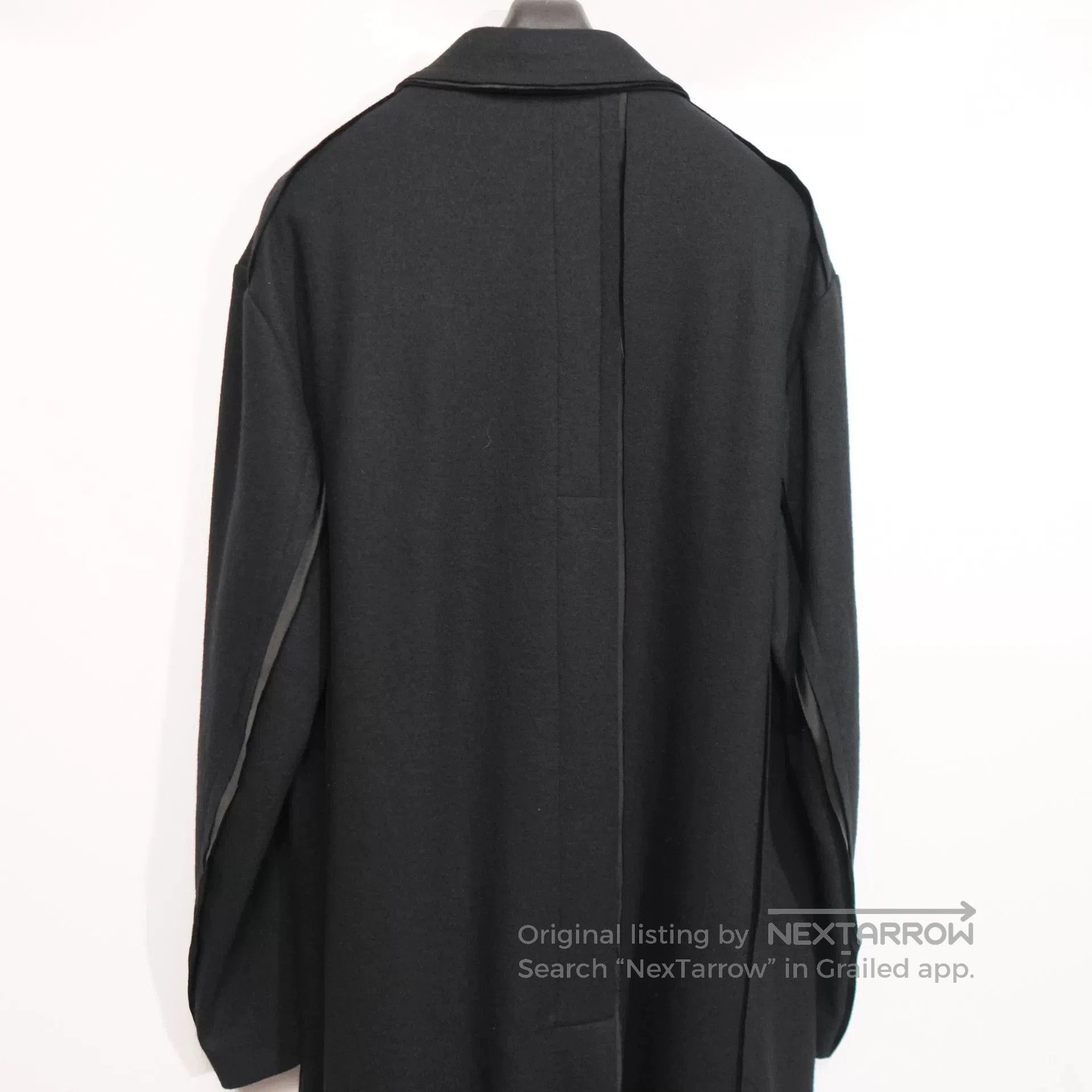 Yohji Yamamoto Unique Black Yohji Yamamoto Coat. Size L / US 10 / IT 46 - 9 Thumbnail