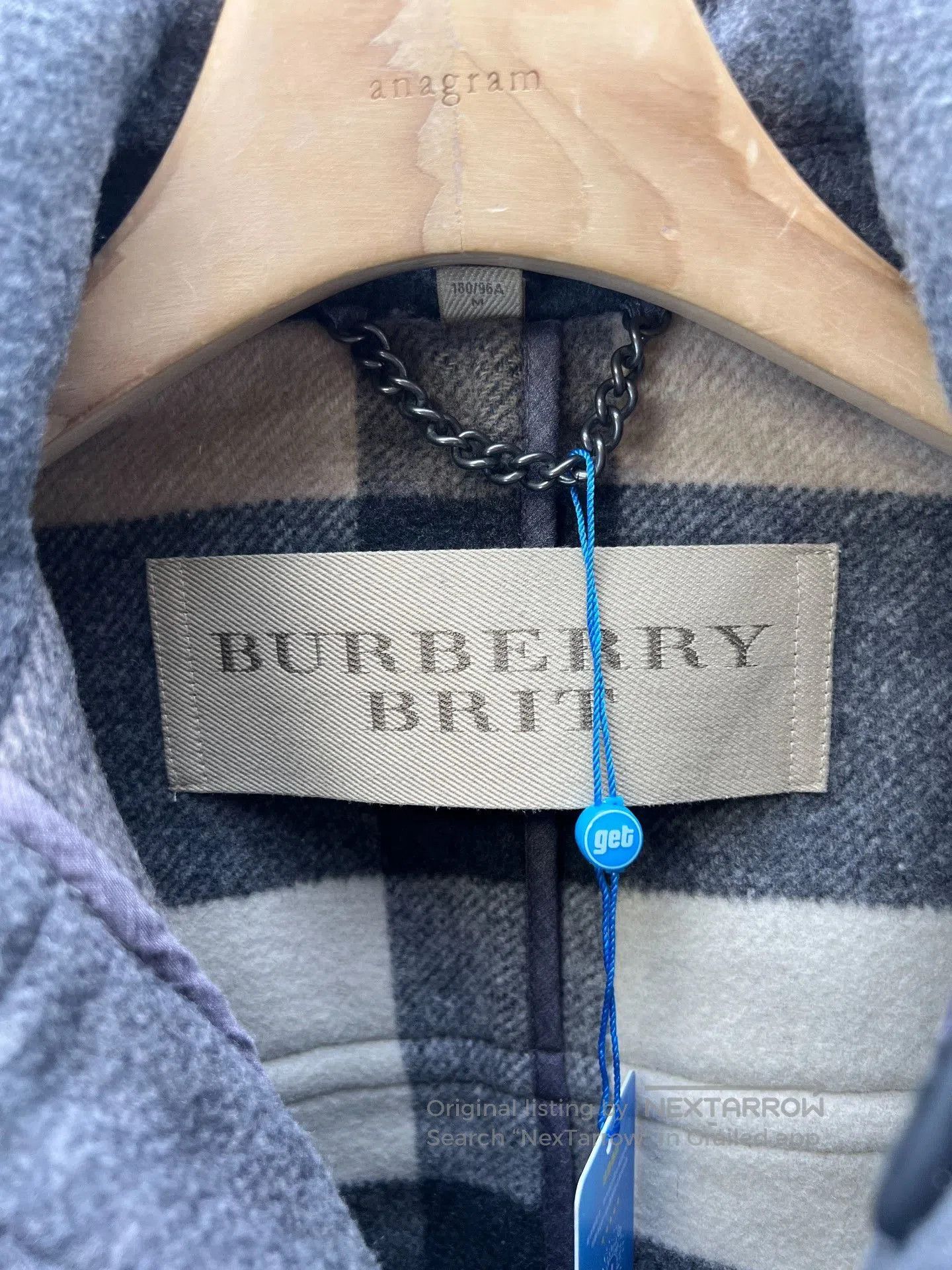Burberry Burberry Brit Gray Wool Coat M. Size US M / EU 48-50 / 2 - 3 Thumbnail
