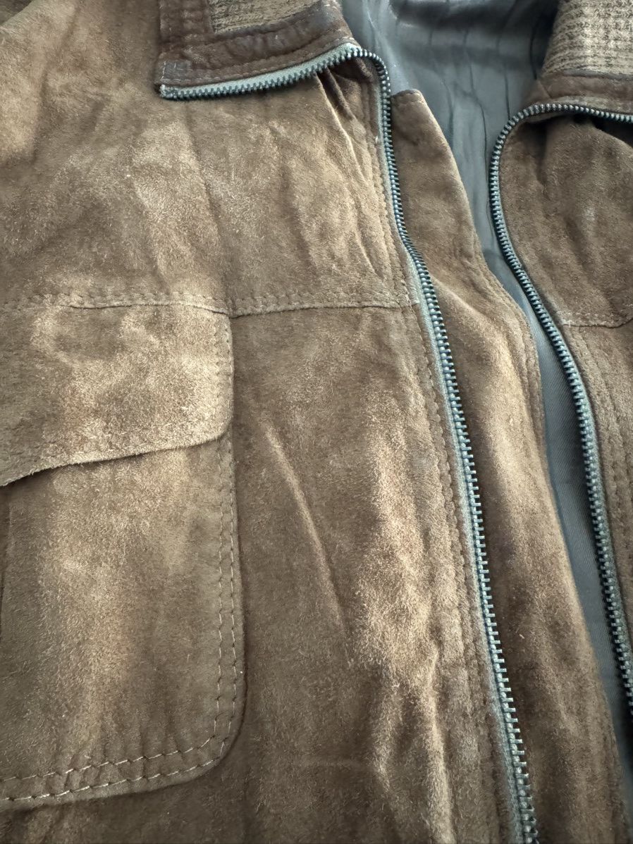Other Vintage Brown Suede Italian Bomber (from Florence) Size US M / EU 48-50 / 2 - 6 Thumbnail