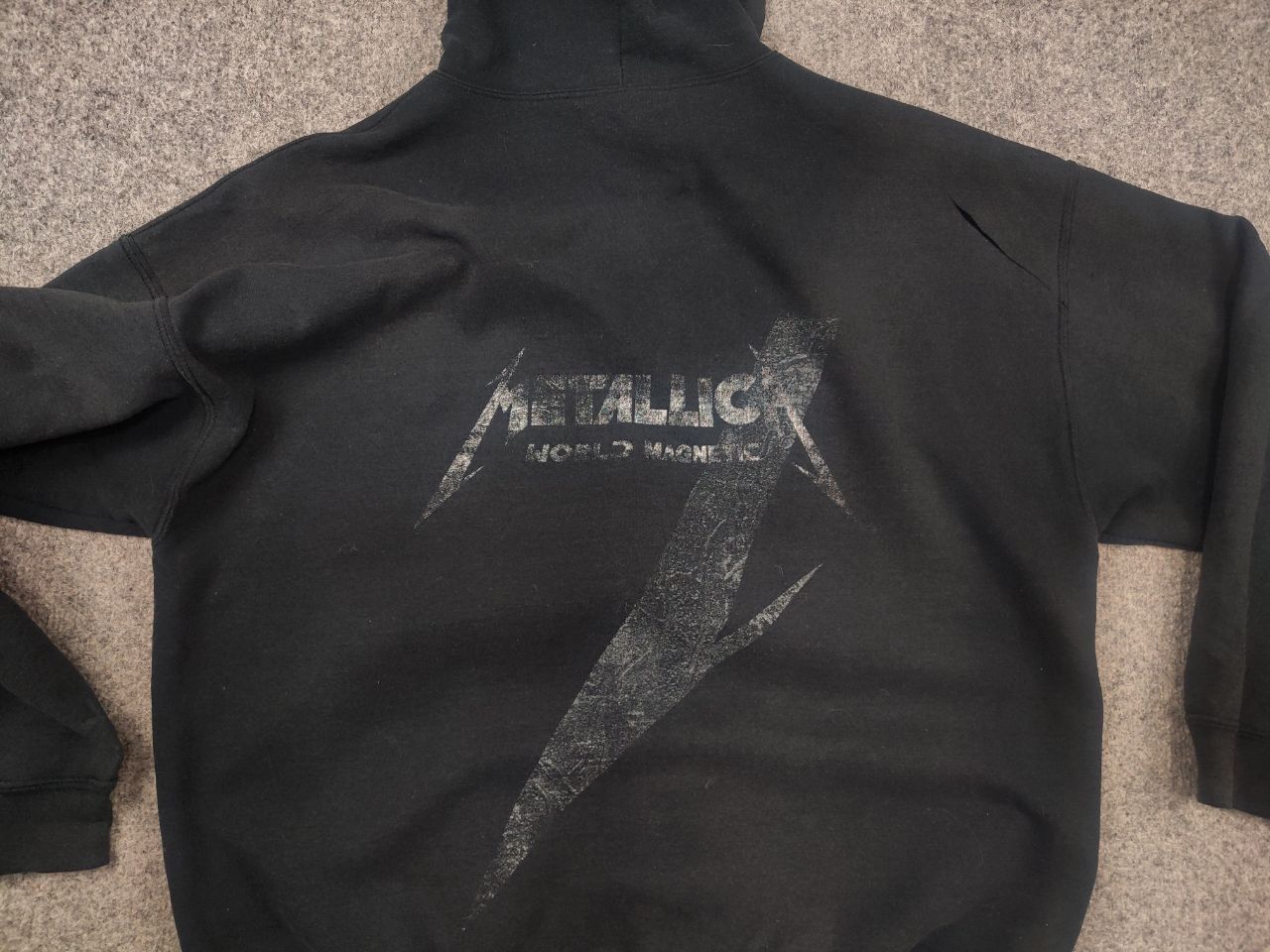 Band Tees Vintage Metallica 00s Album Magnetic Graphic Logo Zip Hoodie Size US XL / EU 56 / 4 - 12 Thumbnail