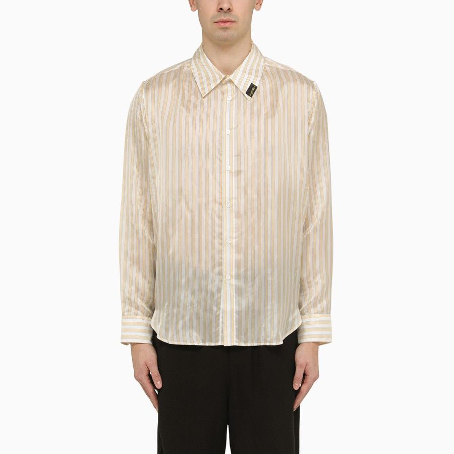 image of Martine Rose O1D2Blof0424 Striped Shirts In Multicolor, Men's (Size Small)