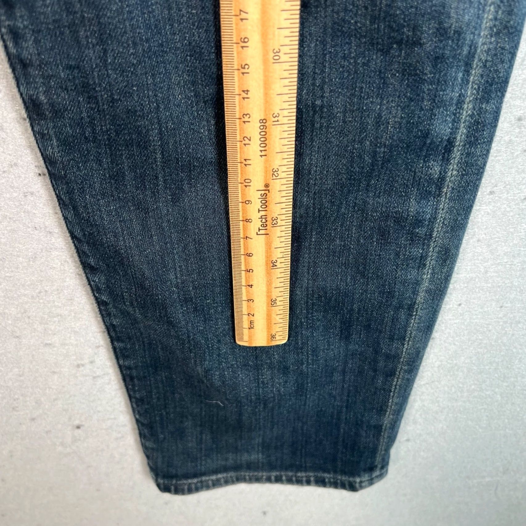 Frame FRAME Jeans Mens Size 34 Skinny Blue Denim Cotton Blend Size US 34 / EU 50 - 7 Thumbnail