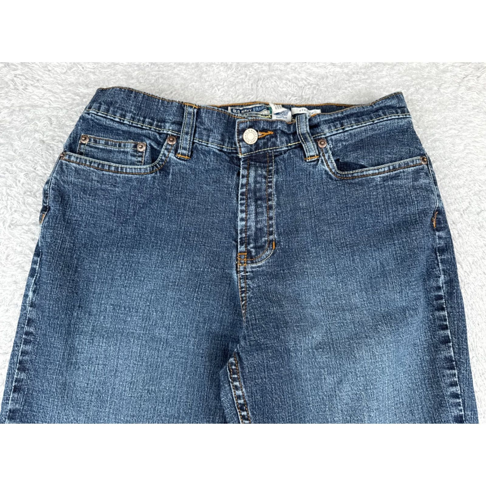 Old Navy Old Navy Jeans Womens 2 Short Blue Denim Bootcut Mid Rise Cotton Stretch 28x29 Size 26" / US 2 / IT 38 - 4 Thumbnail