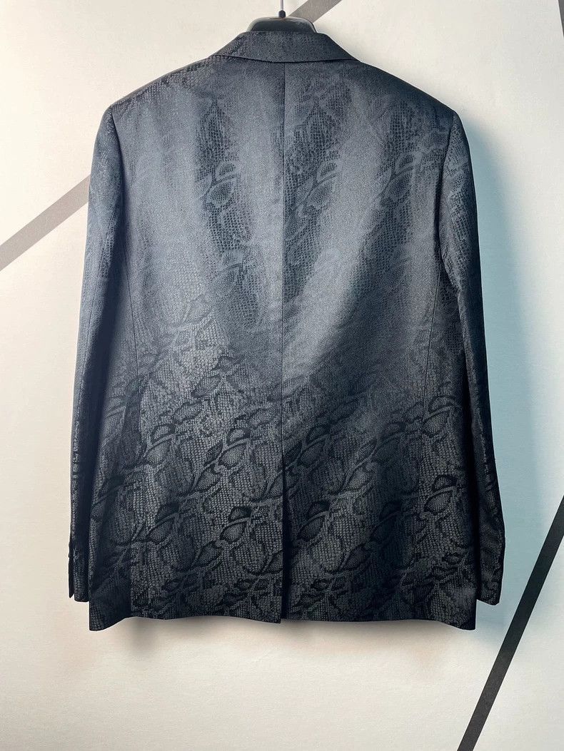 Saint Laurent Paris Saint Laurent Paris Python patterned jacquard suit-2506 Size US S / EU 44-46 / 1 - 1 Thumbnail