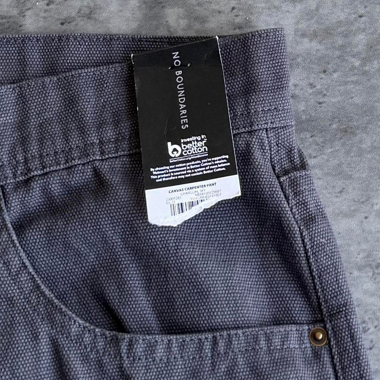 Carhartt × Carhartt Wip × JNCO Vintage Y2K Wolf Grey Double Knee Baggy Carpenter Pants Size US 40 / EU 56 - 3 Thumbnail