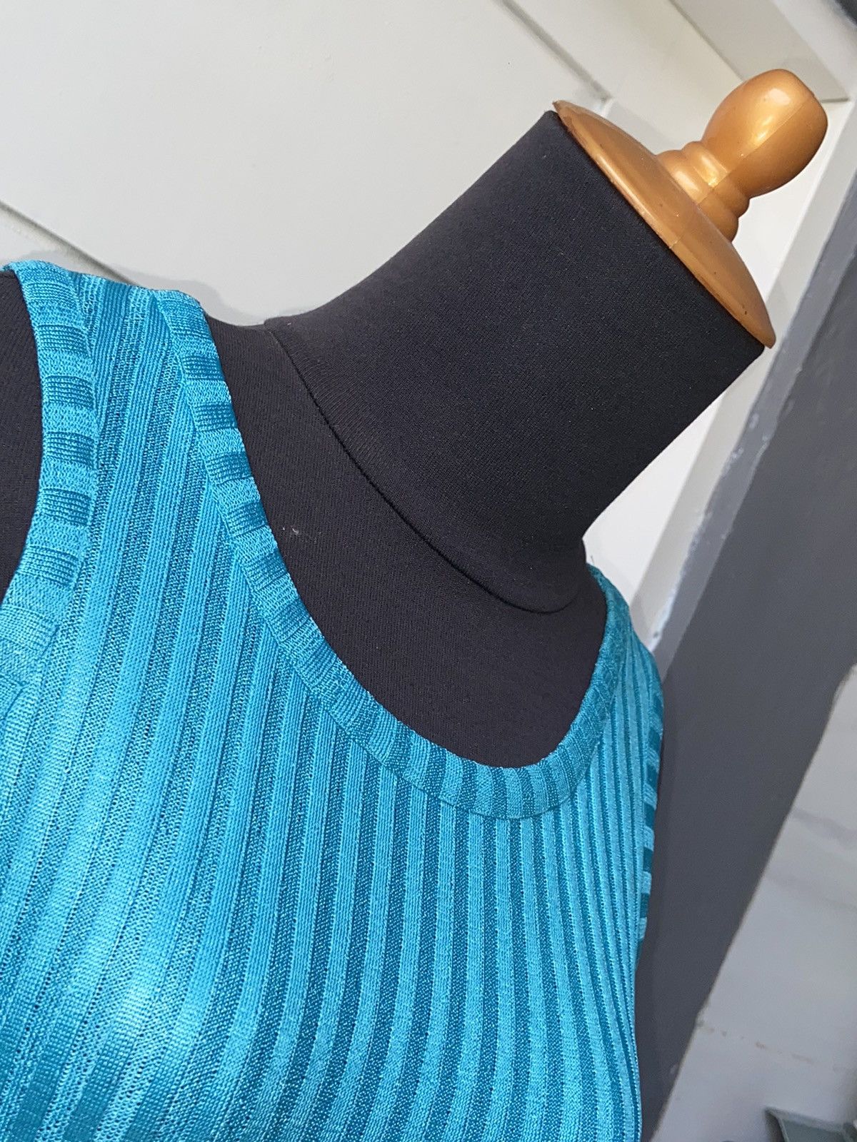 Balenciaga BALENCIAGA Blue Knit Dress Size S / US 4 / IT 40 - 17 Thumbnail