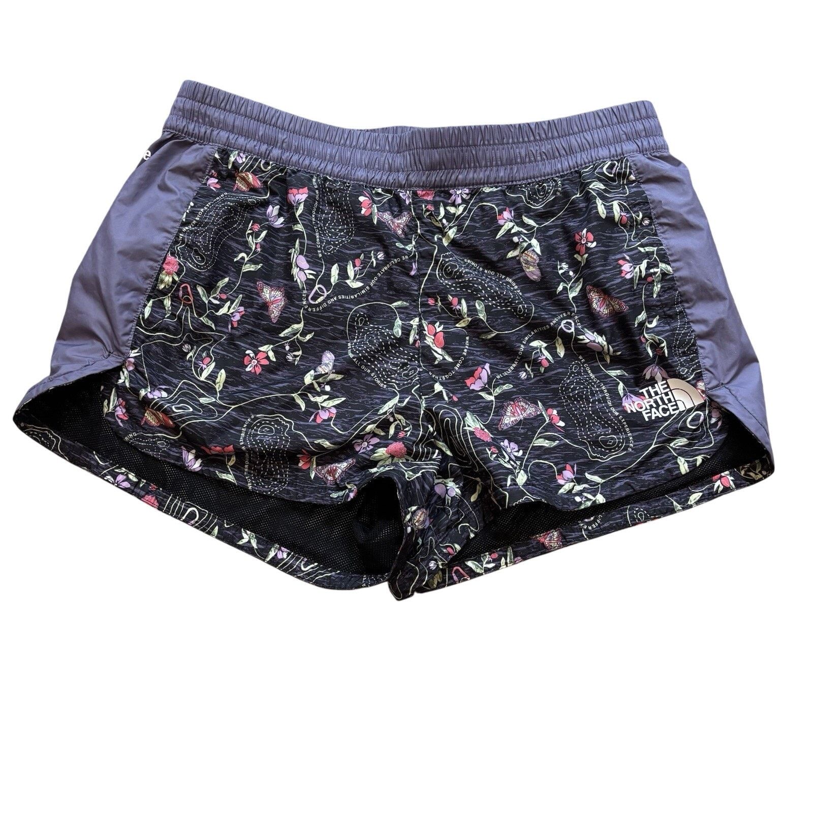 The North Face The North Face Purple Flower Lined Shorts Womens Size Medium Size 31" - 3 Thumbnail