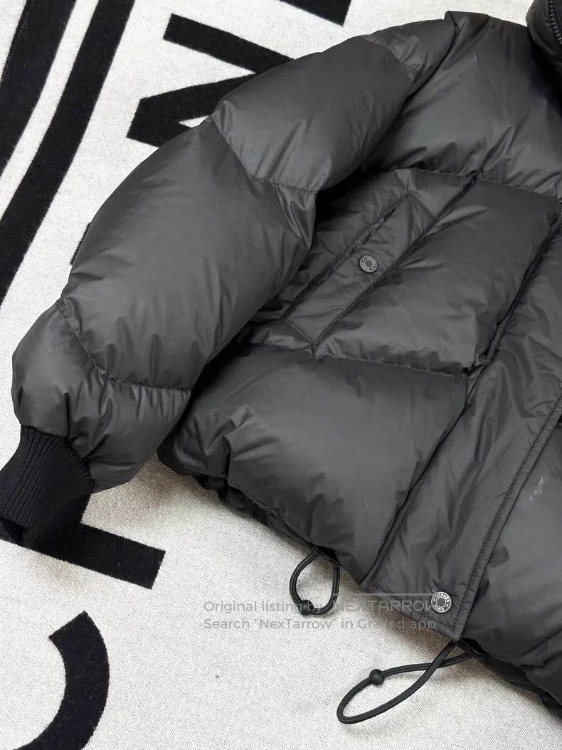 Hermes Hermes Black Lapel Down Jacket with Goose Down Filling Size XXS / US 00 / IT 34 - 3 Thumbnail