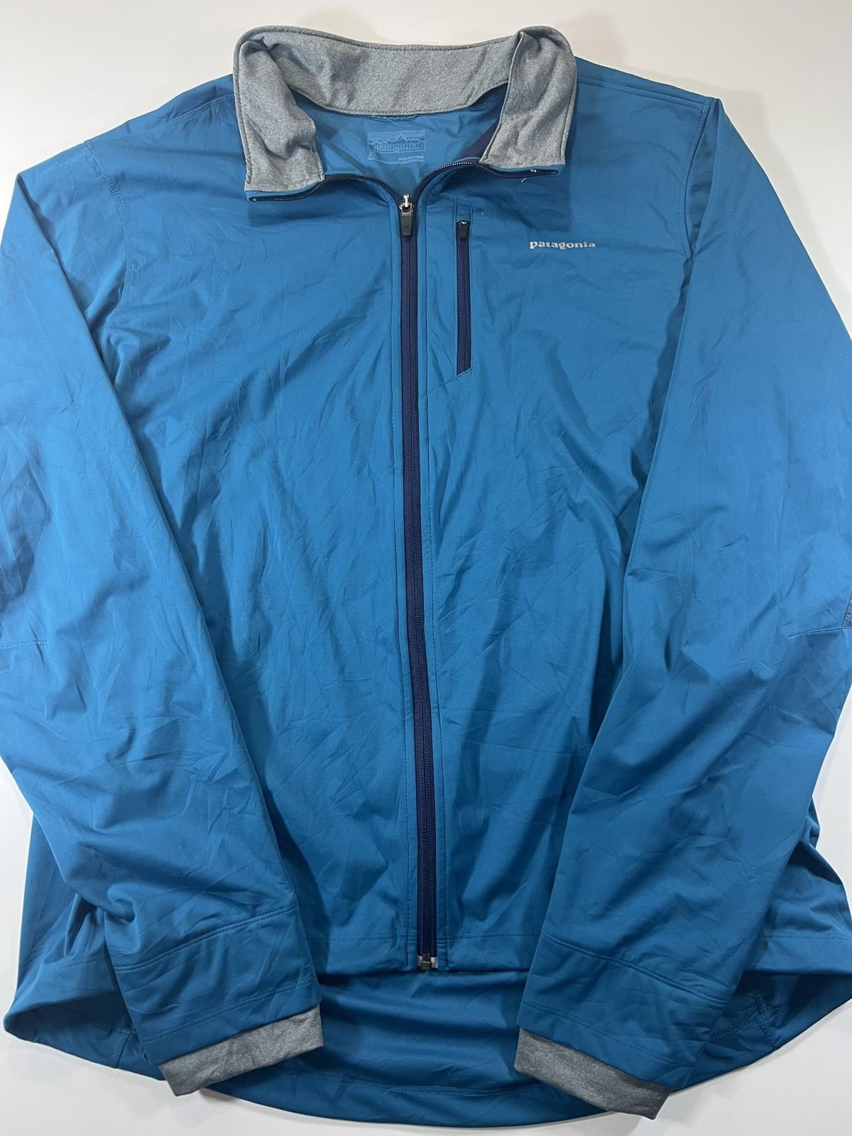 Patagonia Patagonia Men's baby blue light Full-Zip Jacket XL Size L / US 10 / IT 46 - 1 Thumbnail