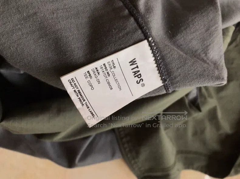 Wtaps Wtaps Stitch long-sleeve hoodie Size US L / EU 52-54 / 3 - 5 Thumbnail