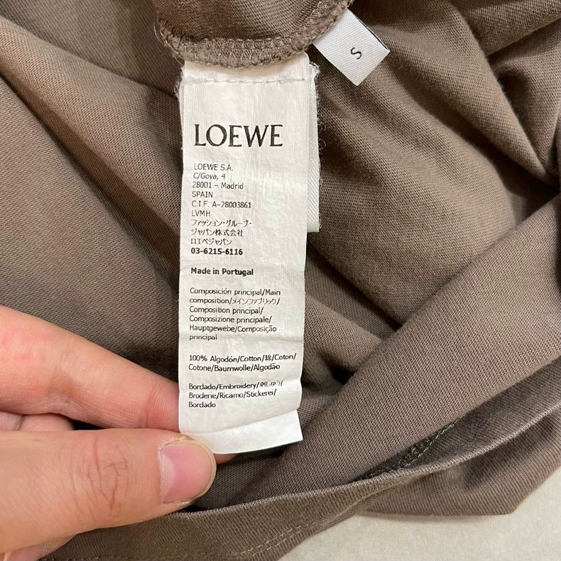 Loewe loewe Brown chest with embroidered pink pocket logo short s Size US S / EU 44-46 / 1 - 5 Thumbnail