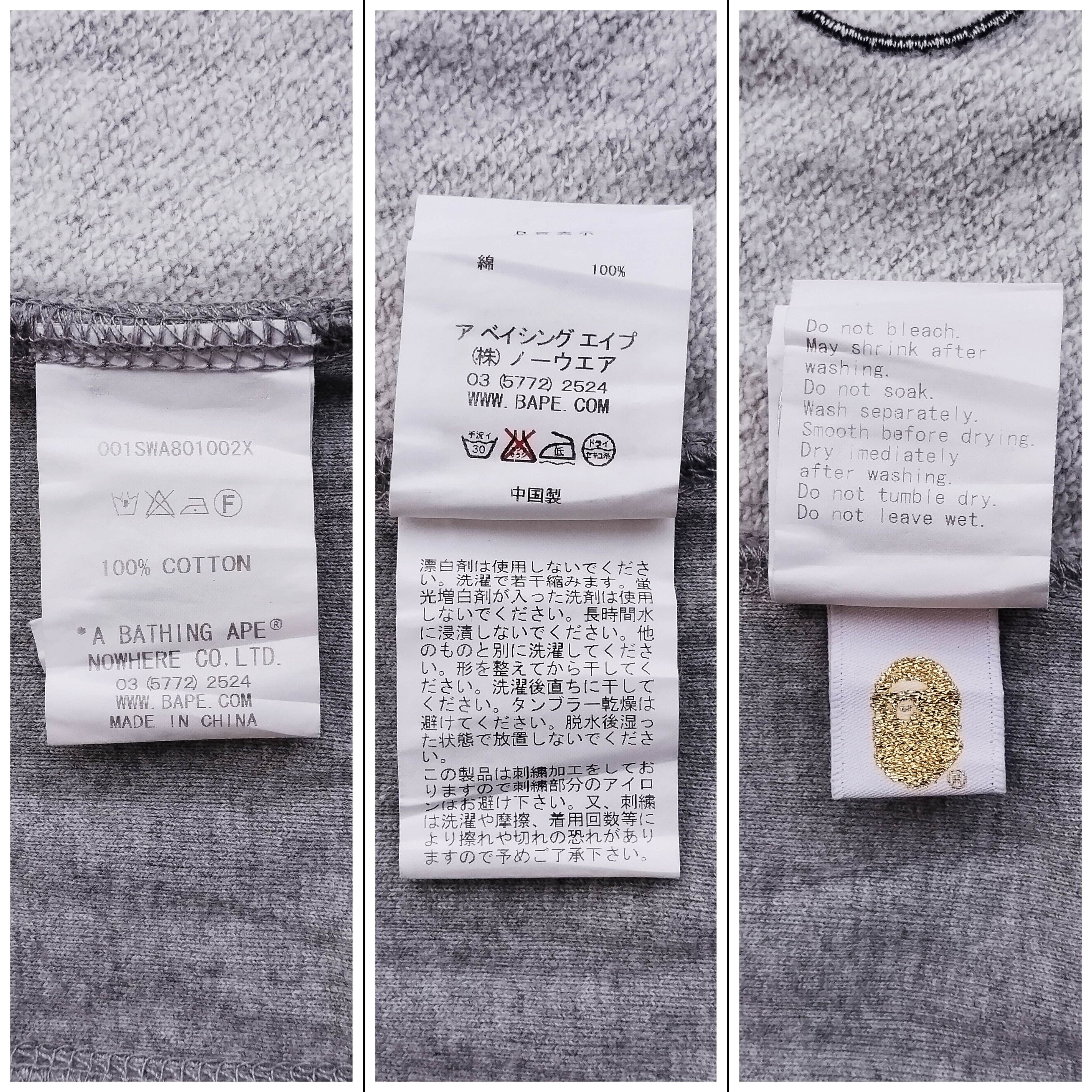 Bape 2014 Bape Embriodery Ape Head Crewneck Size US M / EU 48-50 / 2 - 6 Thumbnail