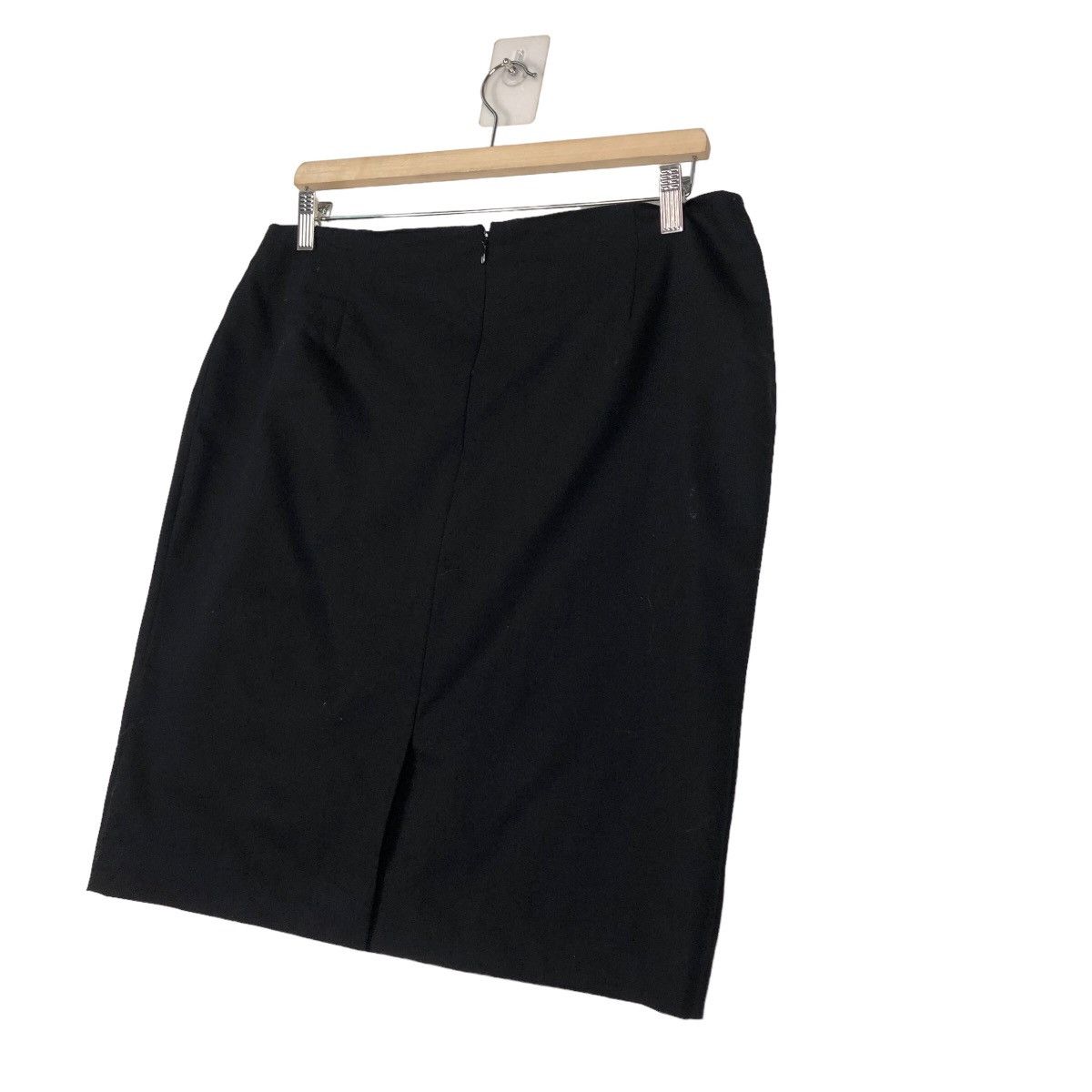 Japanese Brand 🔥Rich Black Skirt Sacsny Y’Saccs Yohji Yamamoto Runway Size 32" / US 10 / IT 46 - 7 Thumbnail