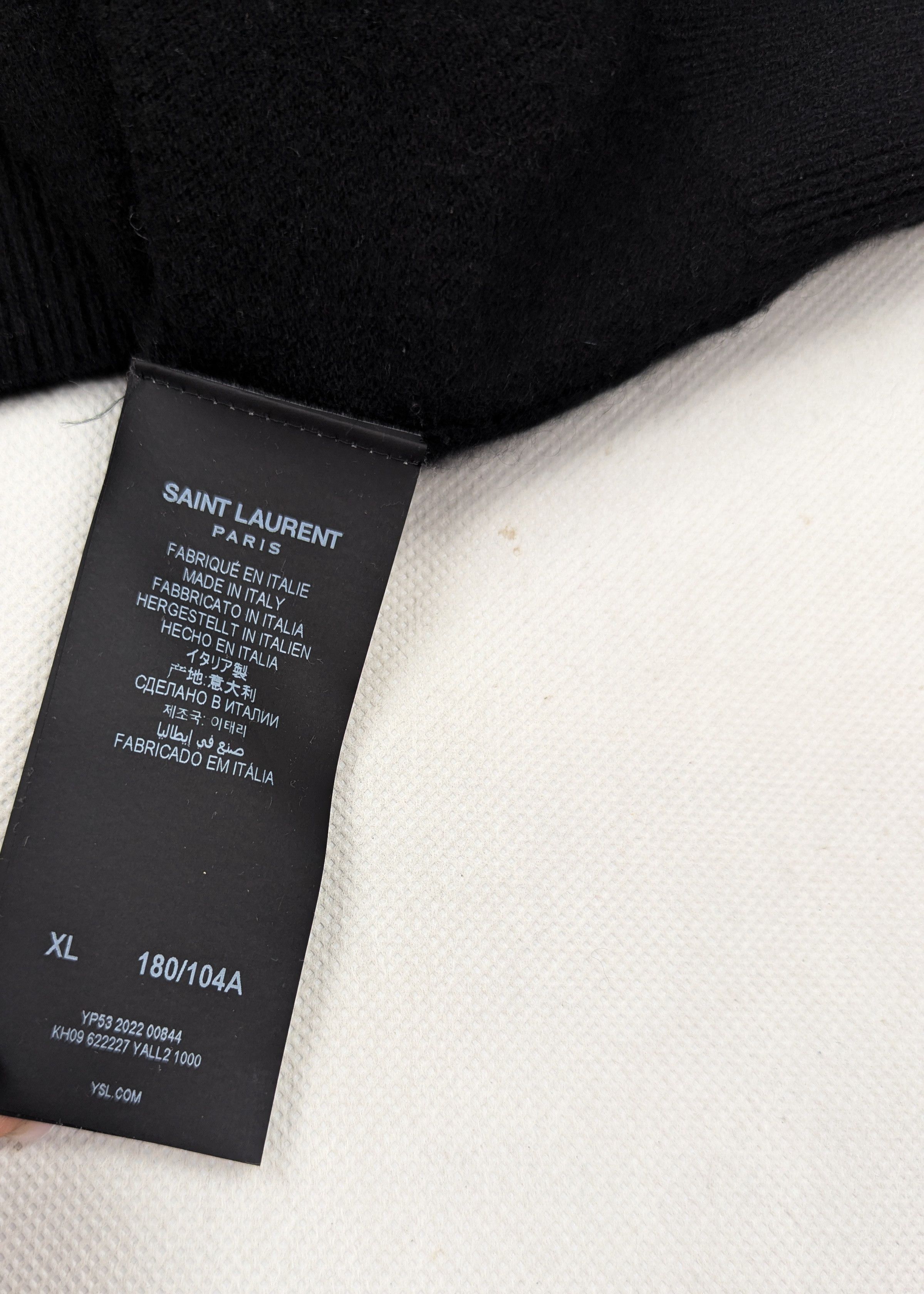 Saint Laurent Paris saint laurent paris 100% cashmere sweater jumper XL Size XL / US 12-14 / IT 48-50 - 4 Thumbnail