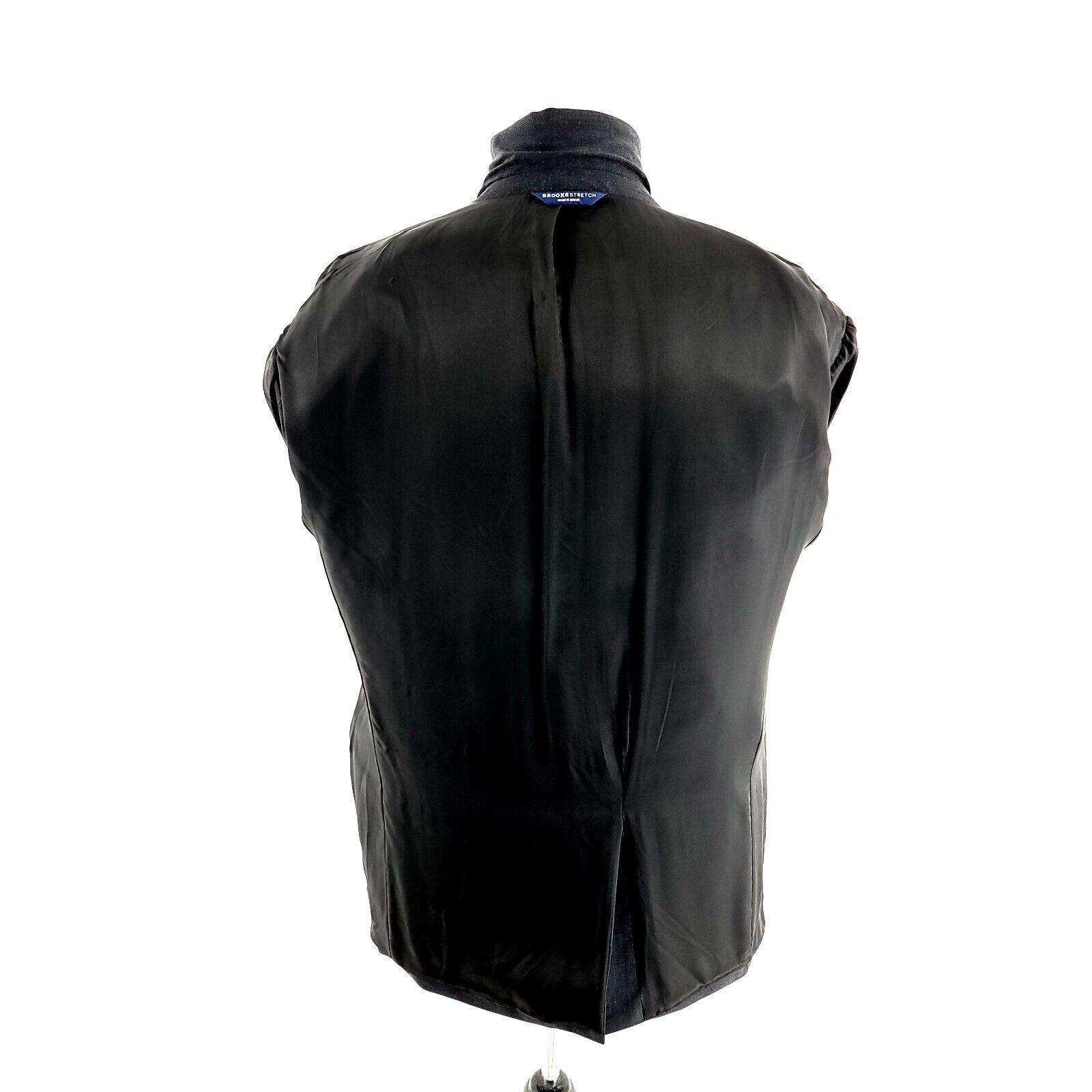 Brooks Brothers DAMAGED Brooks Brothers Stretch Wool 2 Button Blazer 42R Gra Size 42R - 13 Thumbnail