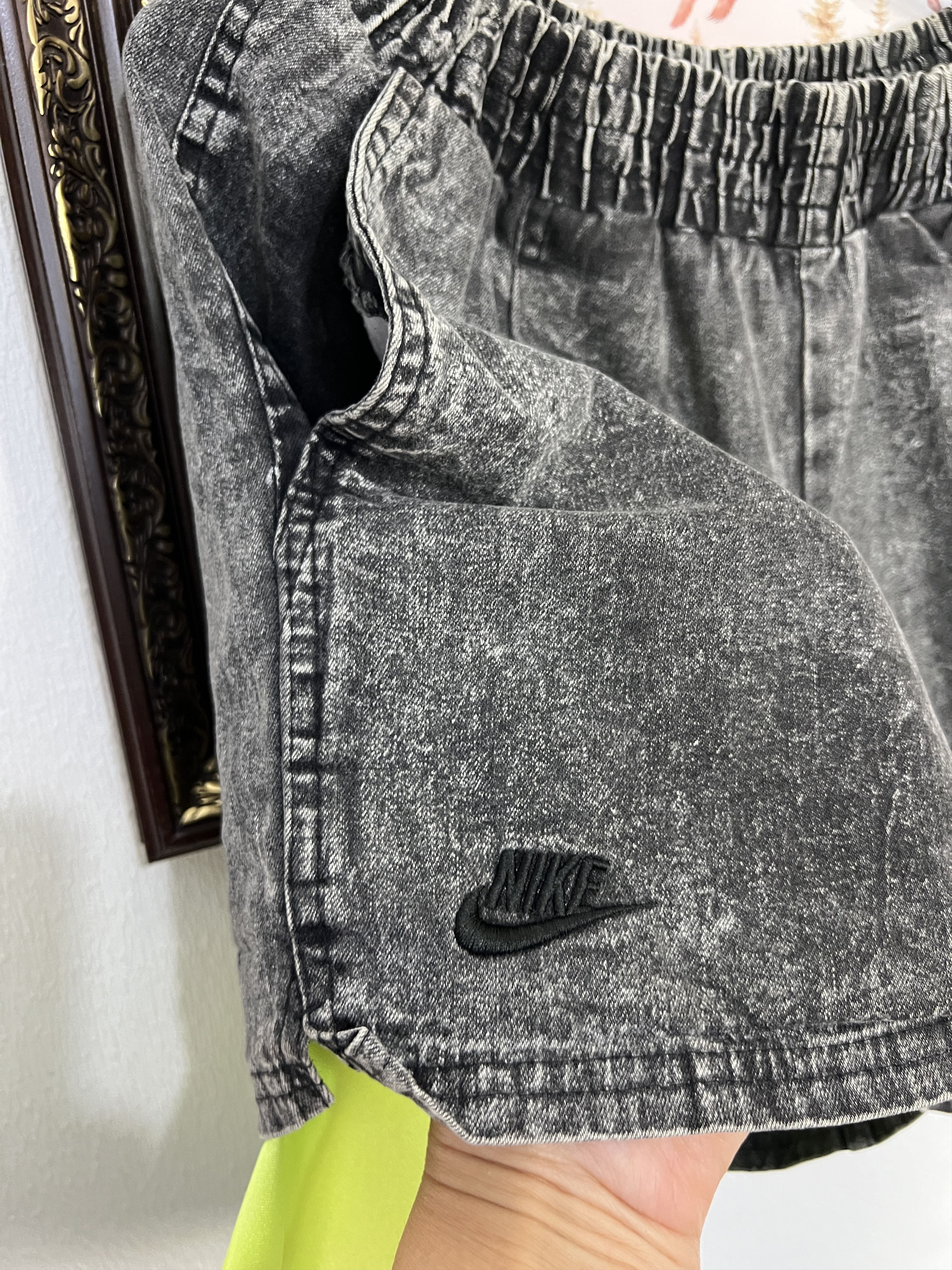 Vintage Nike Andre Agassi US Open Challenge Denim Shorts L