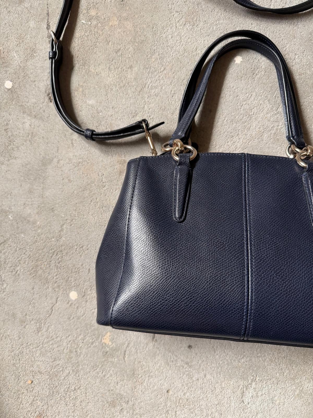 Coach Coach 2Way Mini Chirstie Carryall Shoulder Bag Navy Size ONE SIZE - 7 Thumbnail