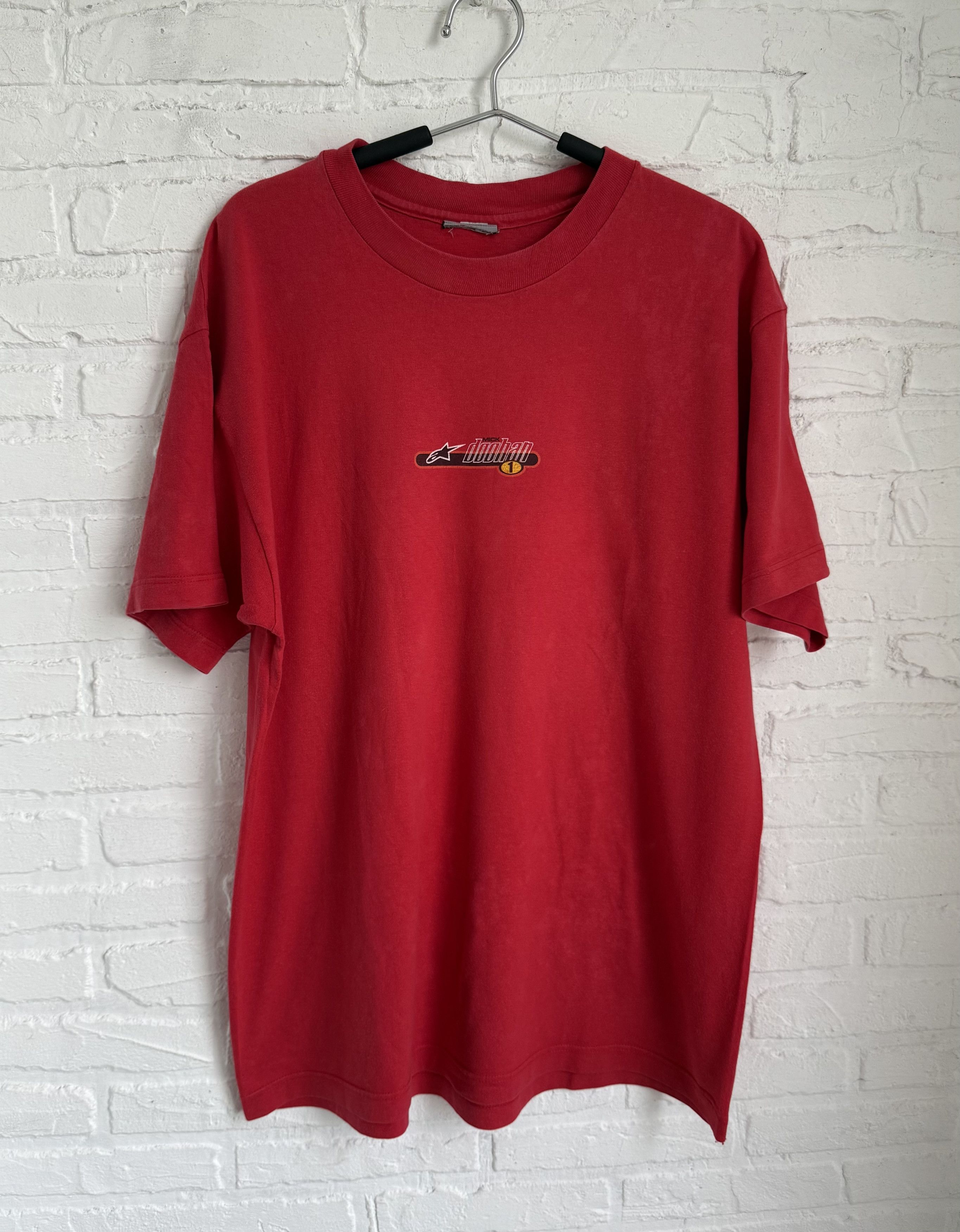 Vintage 90s Alpinestars Mick Doohan F1 motor racing t-shirt
