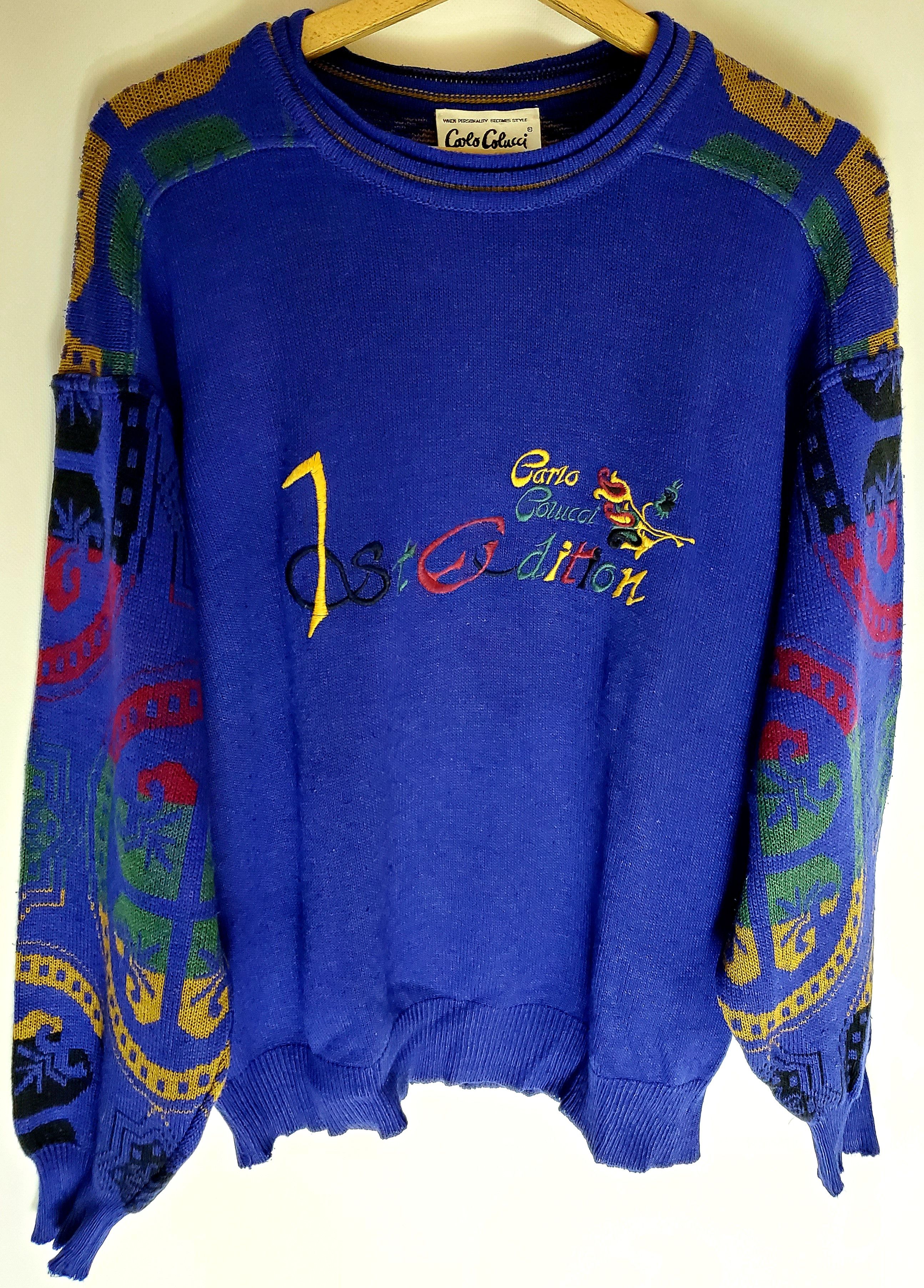 Carlo Colucci × Vintage Carlo Colucci men's sweater 1st edition L perfect condition Size US L / EU 52-54 / 3 - 1 Thumbnail