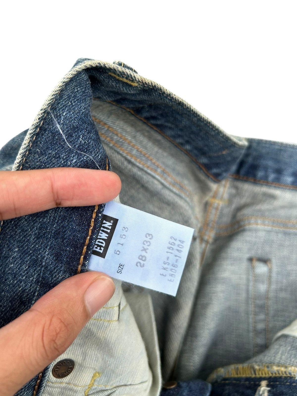 Kapital Vintage Edwin 505 Selvedge LowRize Japanese brand Denim jean Size US 29 - 3 Thumbnail