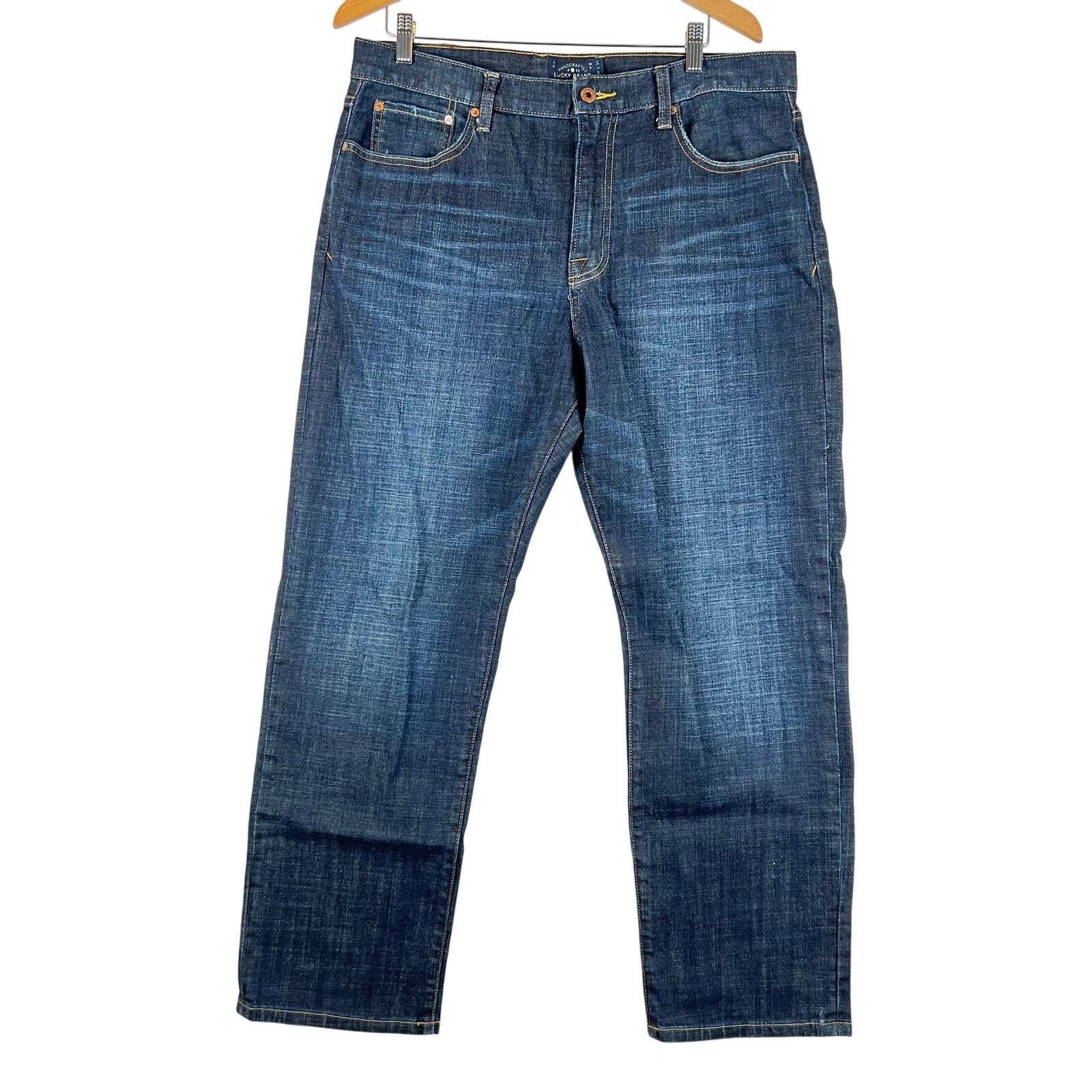 Lucky Brand Lucky Brand jeans mens 36x30 329 classic straight blue denim Size US 36 / EU 52 - 1 Thumbnail