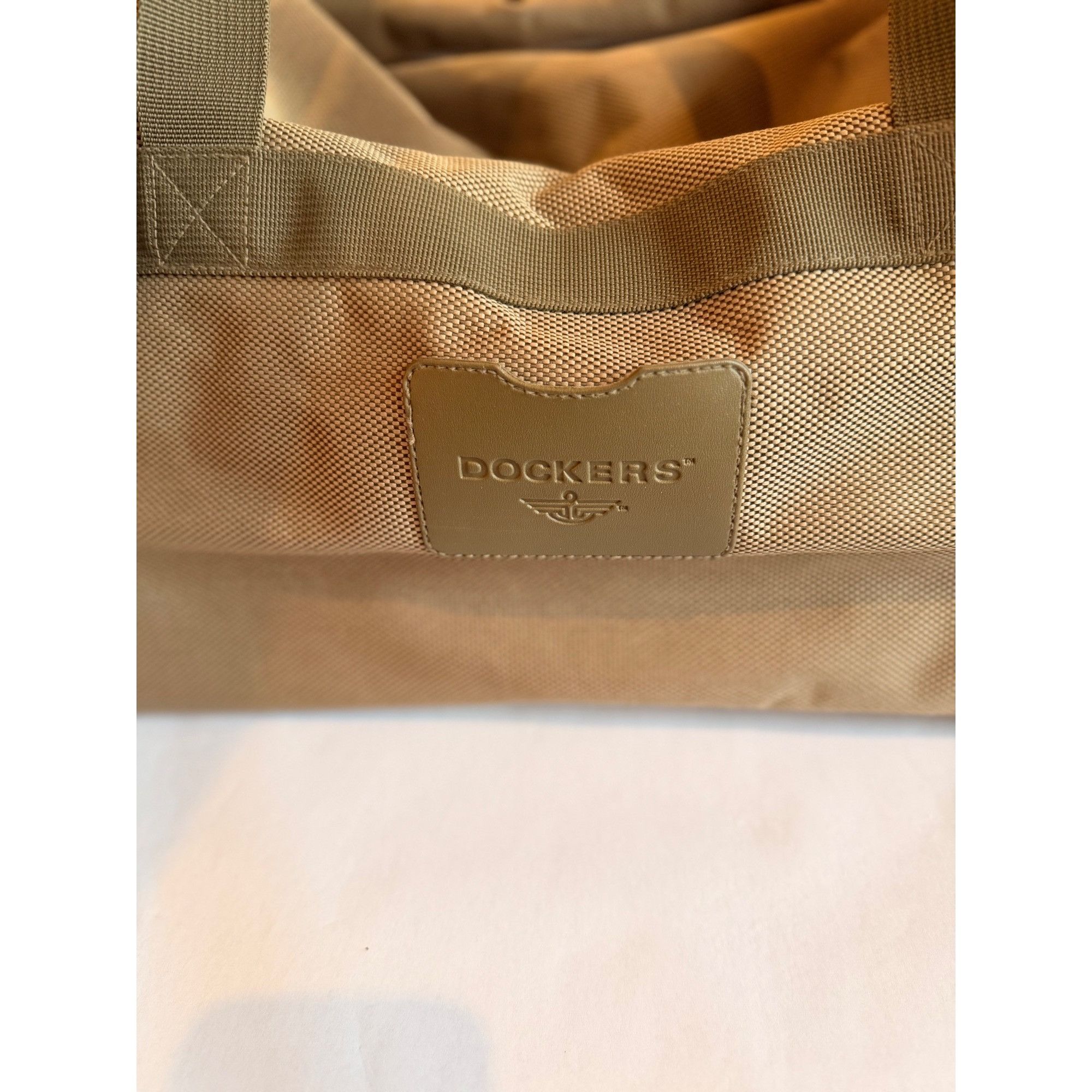 Dockers Dockers Beige Rolling Duffel Bag With Telescopic Handle & Mu Size ONE SIZE - 13 Thumbnail