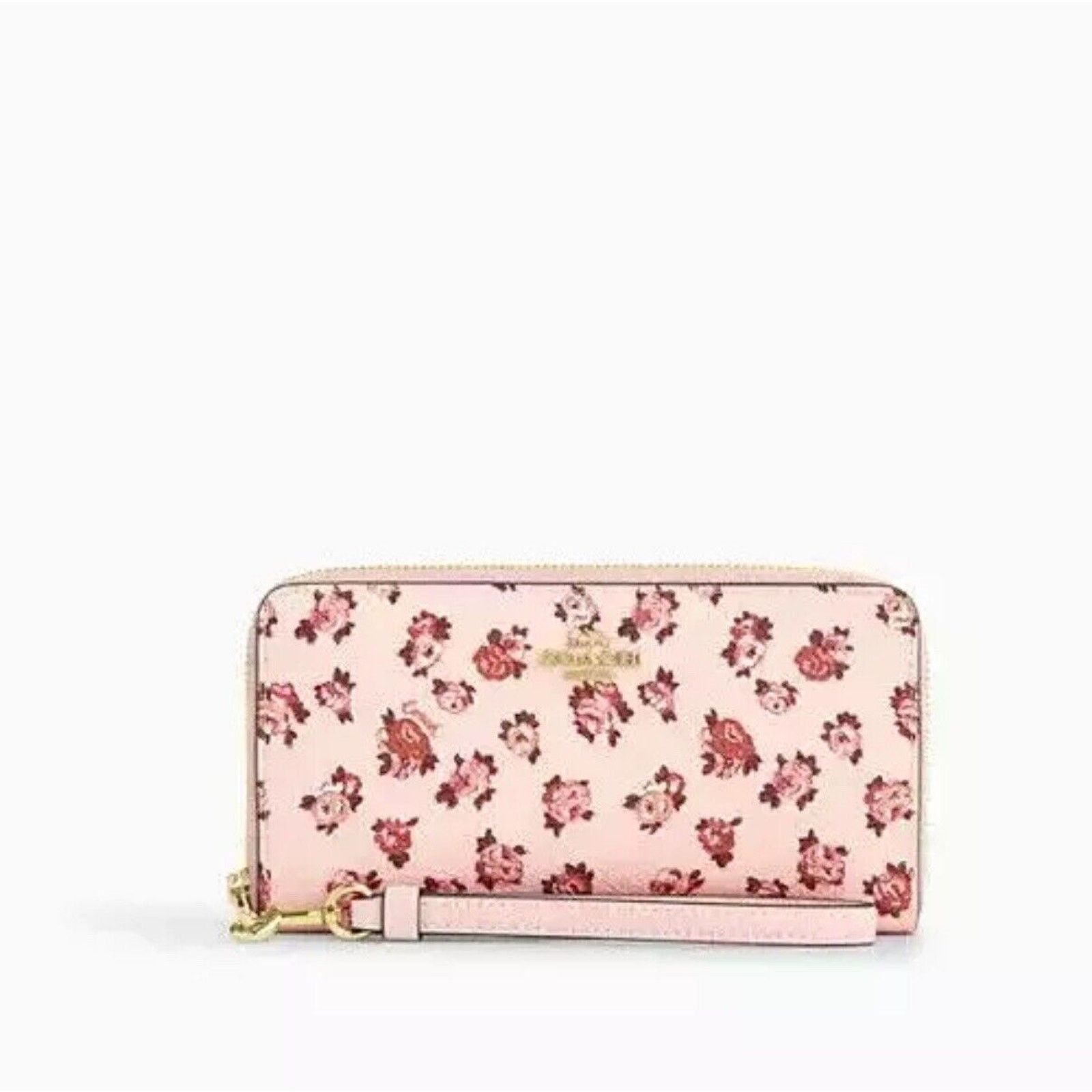 Coach NWT Coach Long Zip Around Wallet With Rosette Print CZ329 Size ONE SIZE - 6 Thumbnail