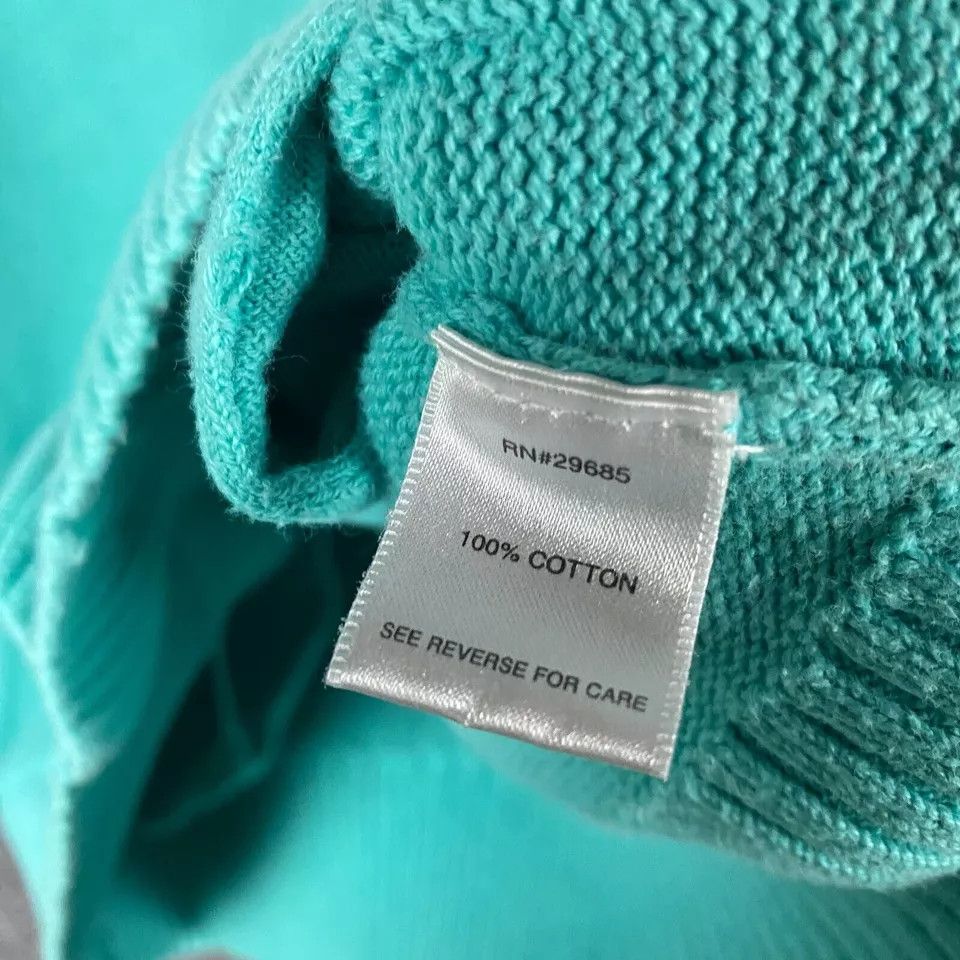Pendleton Pendleton Cardigan Women's Blue Knit 100% Cotton PS Size S / US 4 / IT 40 - 4 Thumbnail