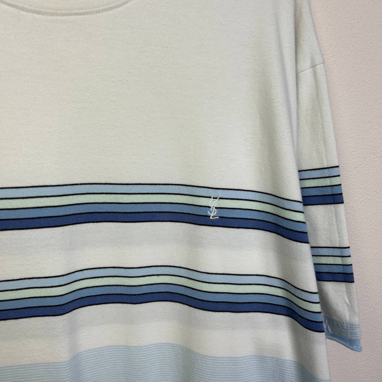 Yves Saint Laurent Luxury Yves Saint Laurent Small logo designer y2k tee Size US XL / EU 56 / 4 - 3 Thumbnail