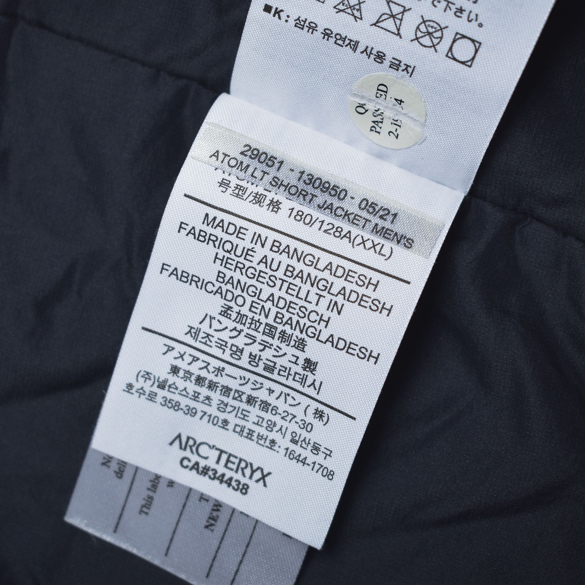Arc'teryx ARC'TERYX ATOM LT SHORT JACKET XXL NAVY Size US XXL / EU 58 / 5 - 4 Thumbnail