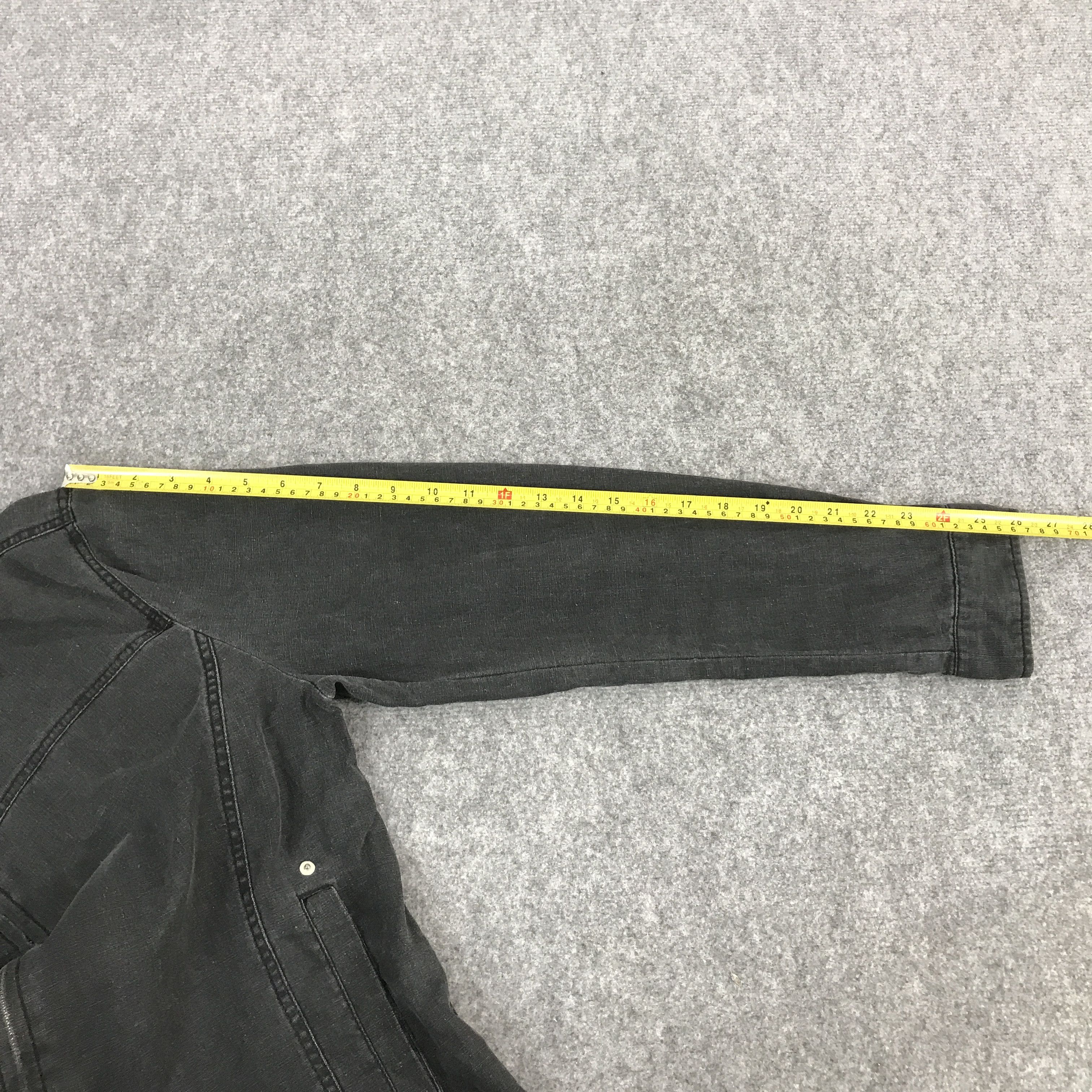 Japanese Brand JAPAN PUNK JACKET BLACK FADED FINWAY ZIPPER JACKET Size US L / EU 52-54 / 3 - 10 Thumbnail