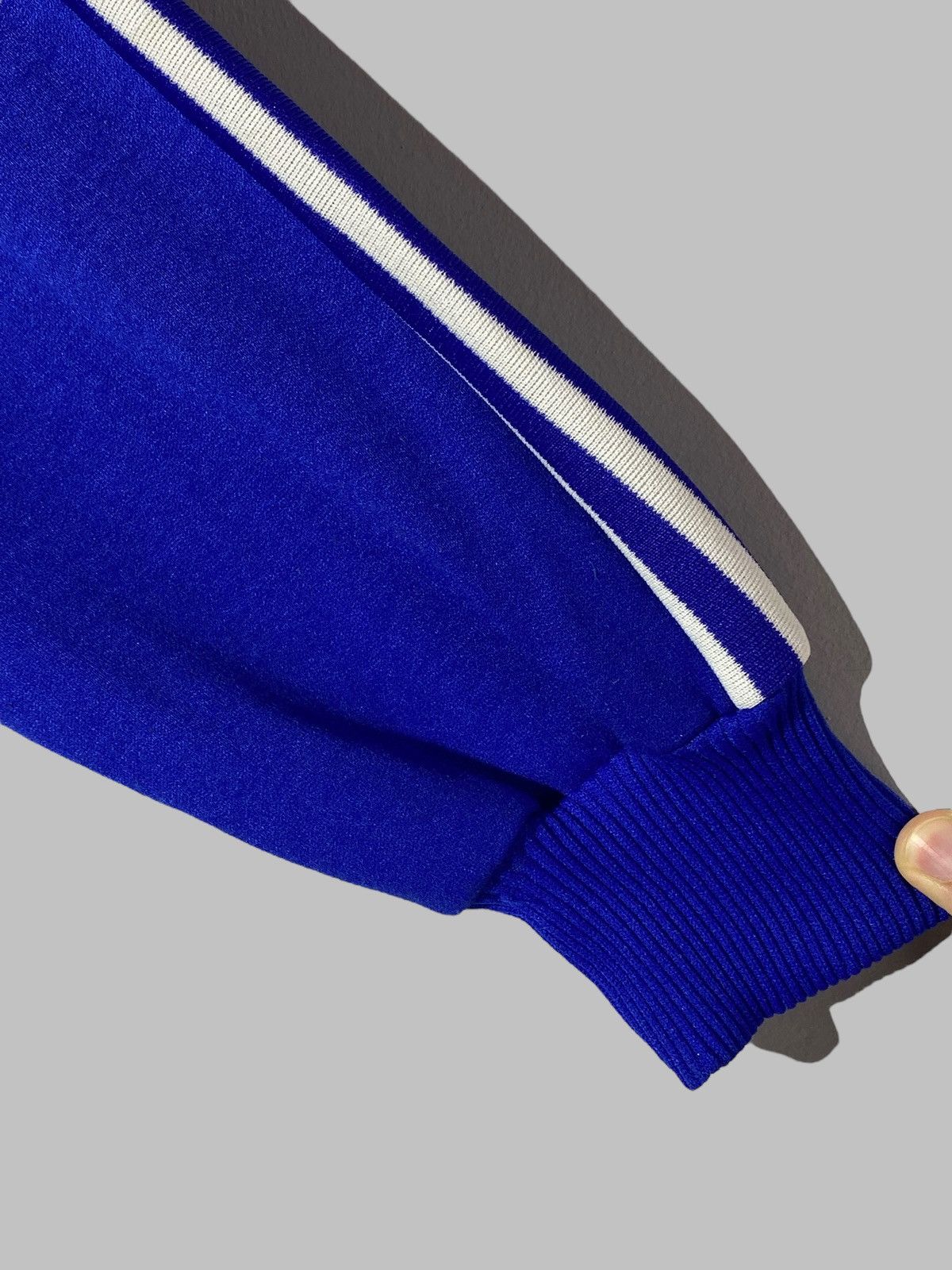 Vintage 🔥 ADIDAS 80S TRACK JACKET RETRO BLUE RAVE VINTAGE DRIP Size US XXL / EU 58 / 5 - 7 Thumbnail