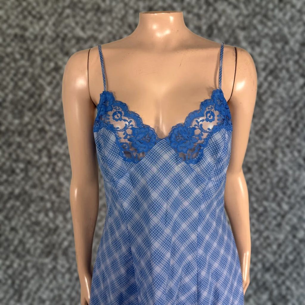 Victoria's Secret VINTAGE Victorias secret Lingerie Mini dress Lace Plaid RARE Y2K Medium Size M / US 6-8 / IT 42-44 - 1 Thumbnail