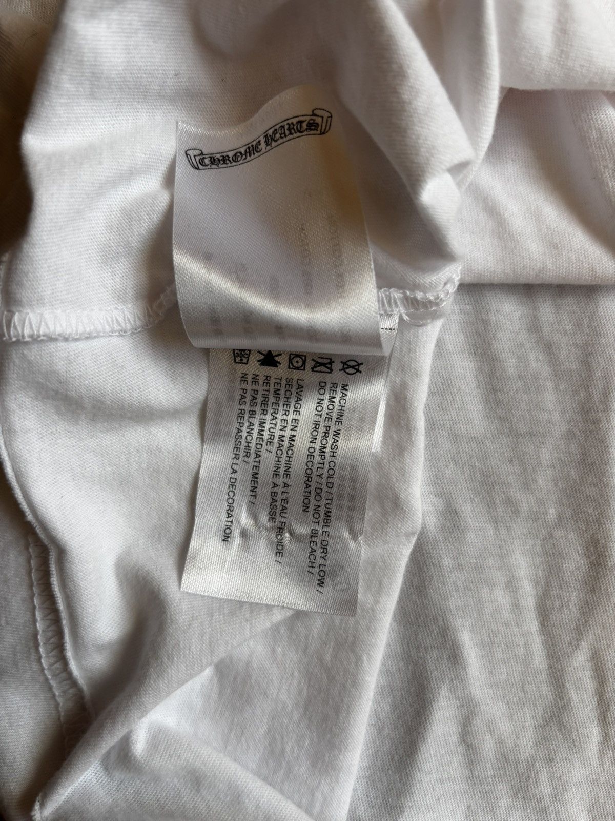 Chrome Hearts Chrome Hearts Foti Tee White Size US L / EU 52-54 / 3 - 6 Thumbnail