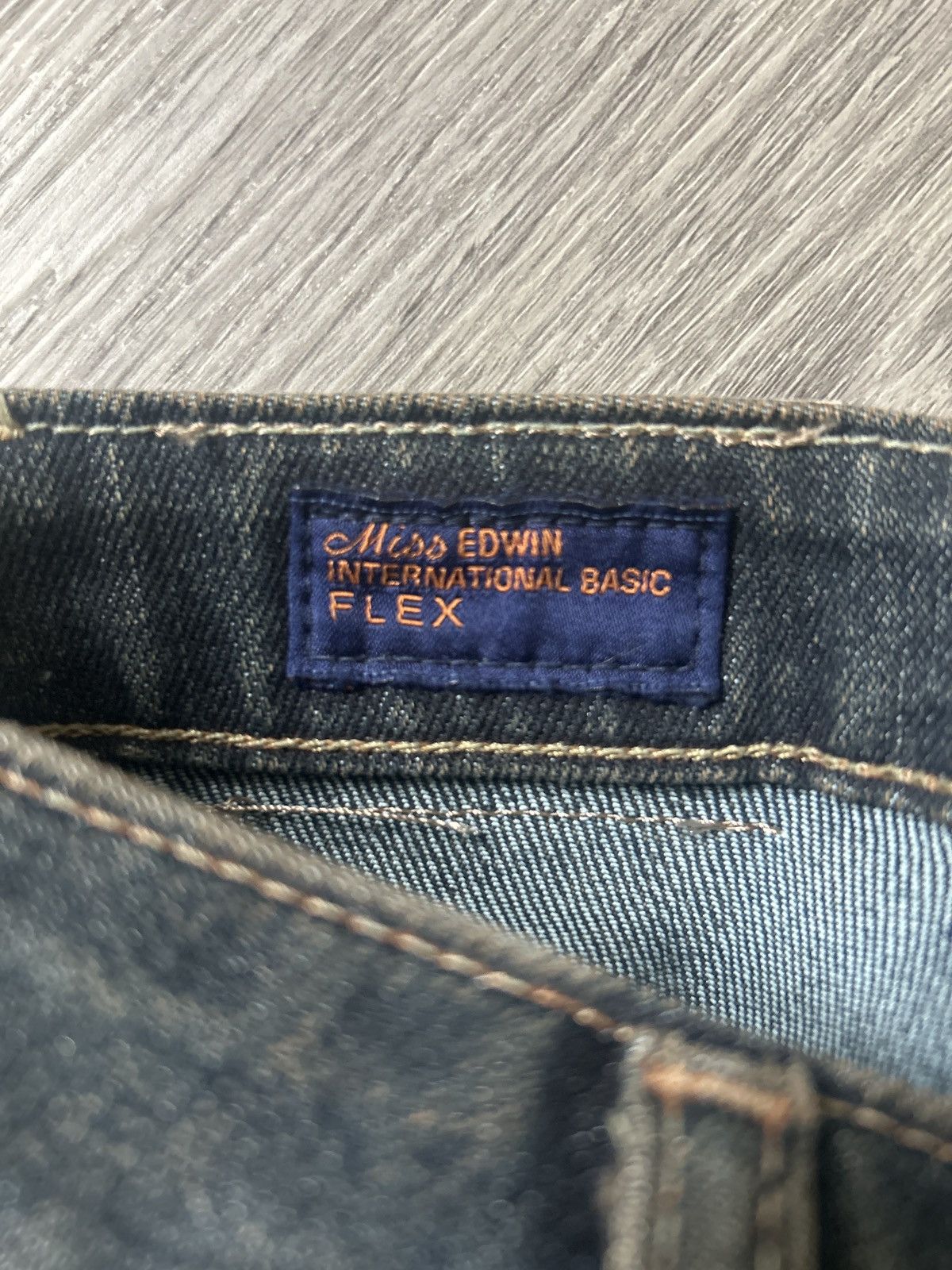 Edwin Miss Edwin Vintage Bootcut Denim Jeans – Mid Wash Blue Size 34" / US 12 / IT 48 - 2 Thumbnail