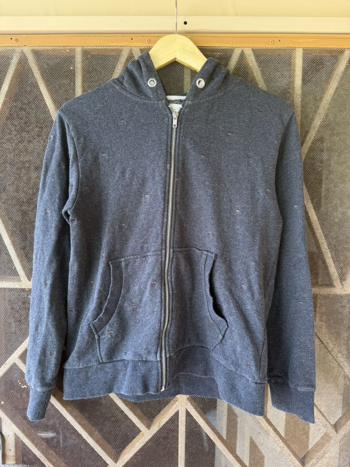 Japanese Brand Shaggy japanese style hoodie mini skull Size US M / EU 48-50 / 2 - 1 Thumbnail