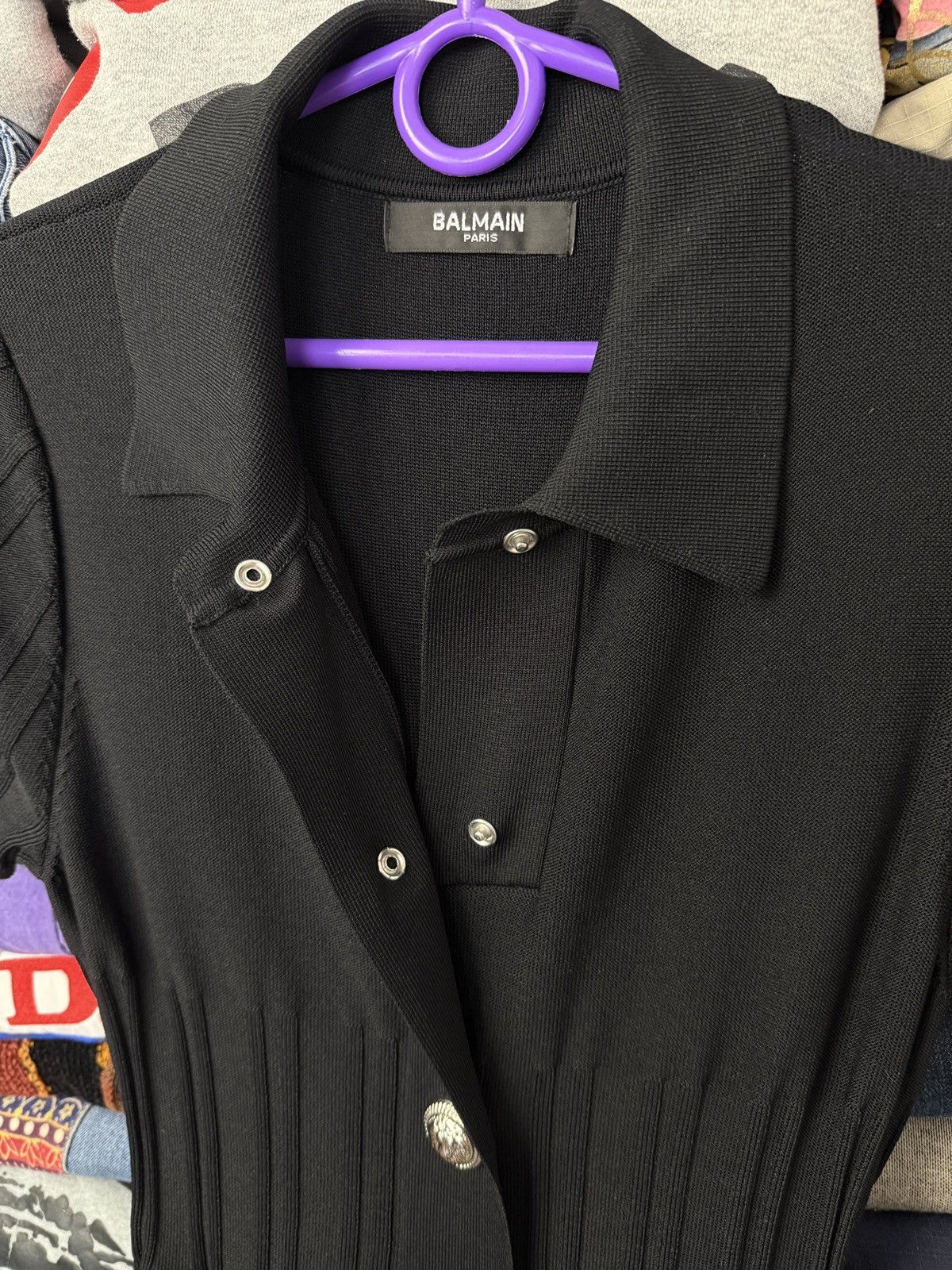Balmain Balmain Arhive Fine knit dress with Metal buttons Size M / US 6-8 / IT 42-44 - 8 Thumbnail
