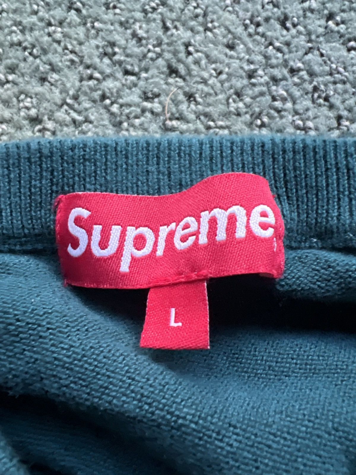 Supreme Supreme Logo Stripe Knit Top Size US L / EU 52-54 / 3 - 3 Thumbnail