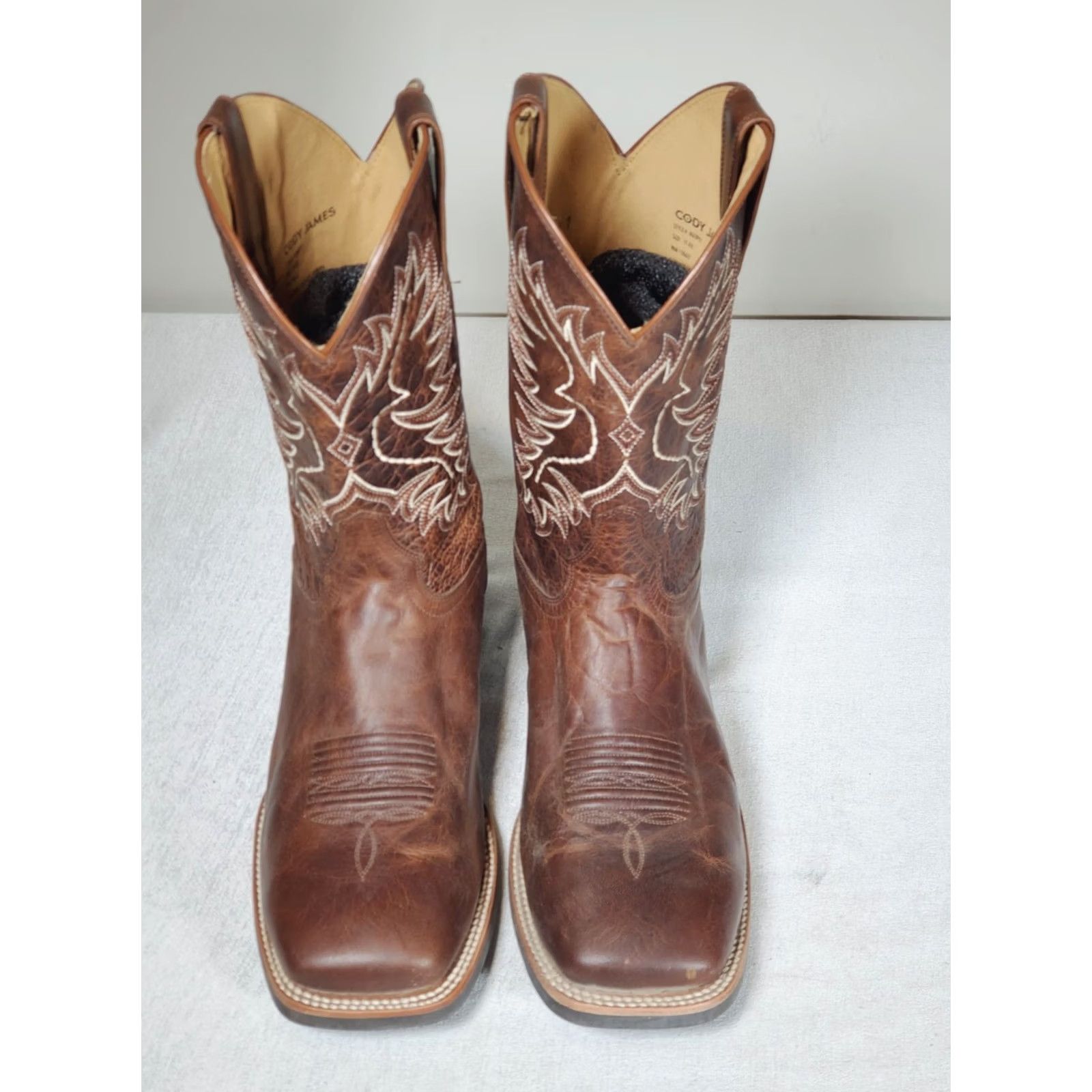 Cody James Cody James Xero Gravity Western Performance Boots Mens 11 EE Brown Square Toe Outsole Unit BBMP01 Size US 11 / EU 44 - 7 Thumbnail