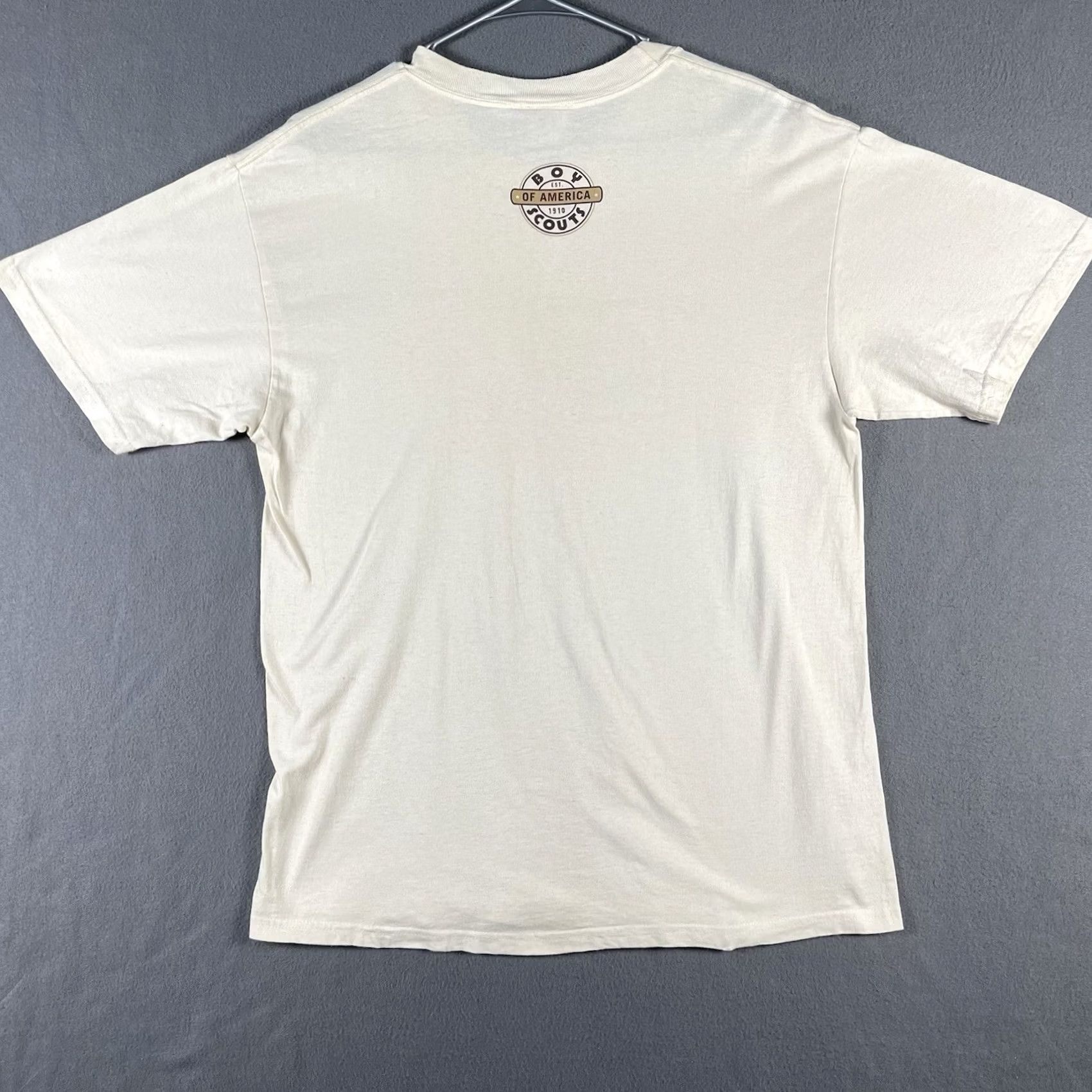 MISA Los Angeles VINTAGE HRLA Los Angeles T-Shirt Boy Scouts of America White Size L Mens Short Sleeve Crew Neck USA Graphic Print 90s 80s Retro Outdoor Nautical Beach Size US L / EU 52-54 / 3 - 2 Thumbnail