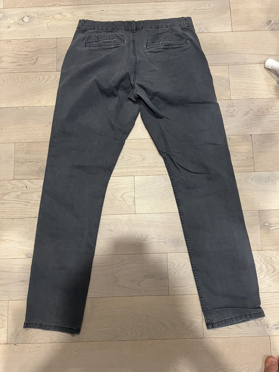 ONLY & SONS Only & Sons Slim Straight Grey Pants Men’s Size 32x34 Size US 32 / EU 48 - 2 Thumbnail