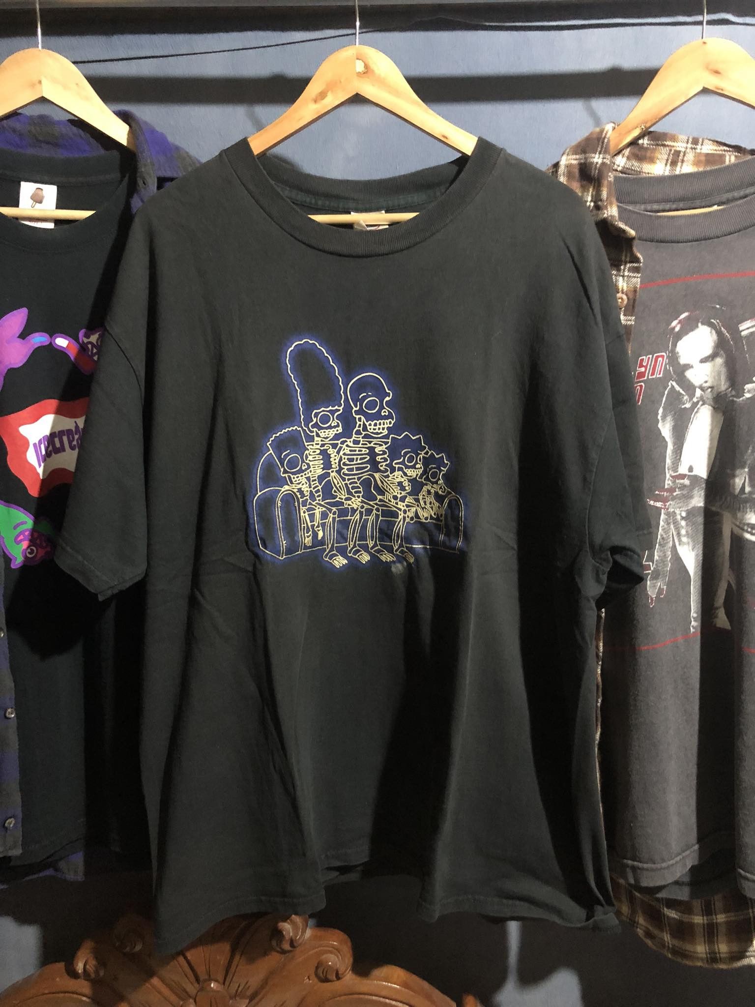 The Simpsons Vintage The Simpsons Couch Skeletons Glow In Dark Size US XL / EU 56 / 4 - 1 Thumbnail